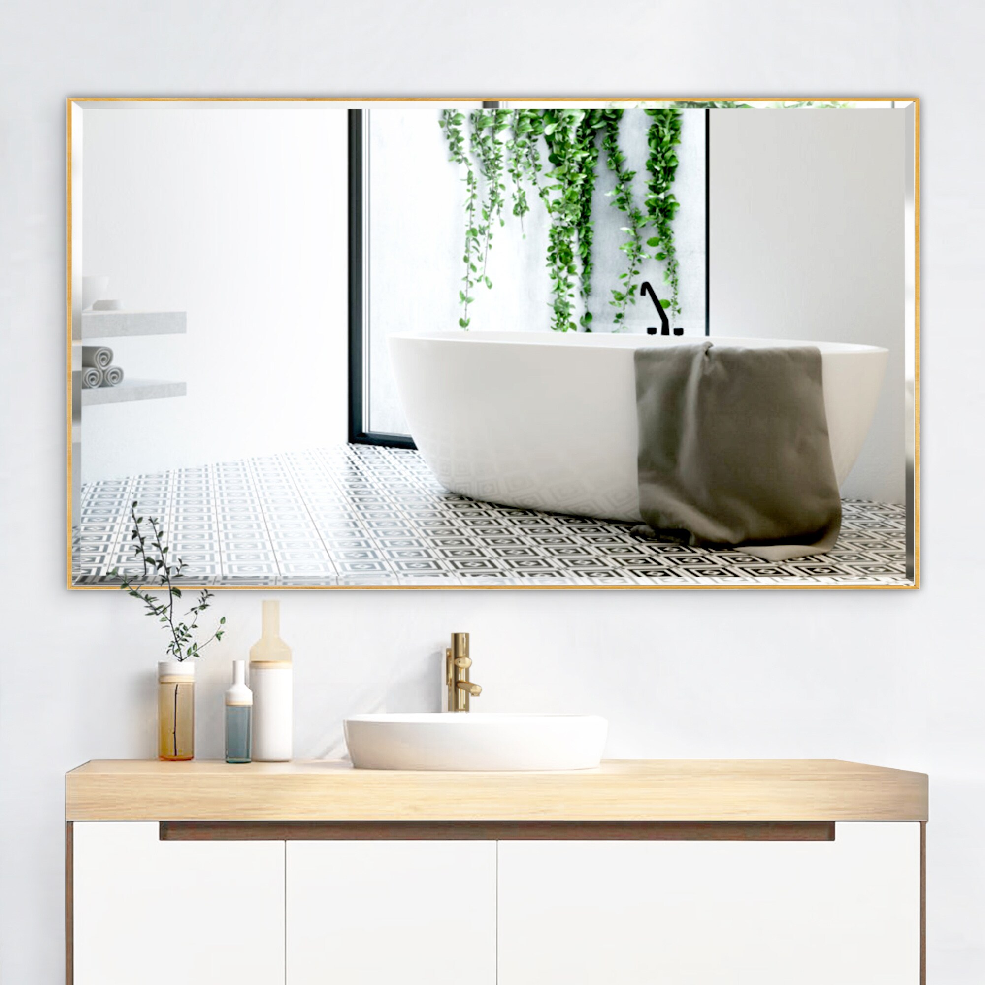 GETLEDEL MR-4608BS Framed-Bath-Mirrors - View #8