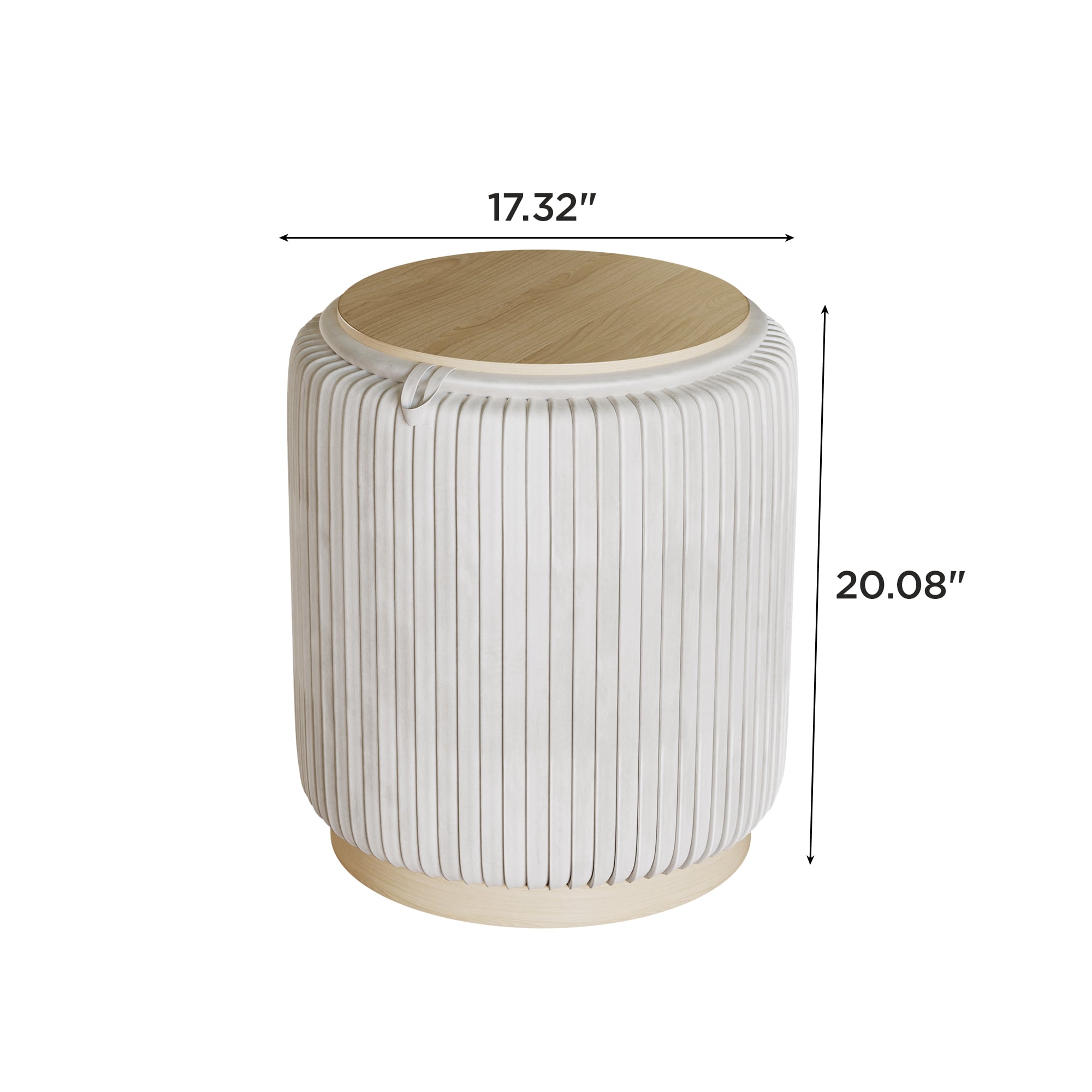 Vabches DA1049MB01B Indoor-Ottomans - View #2