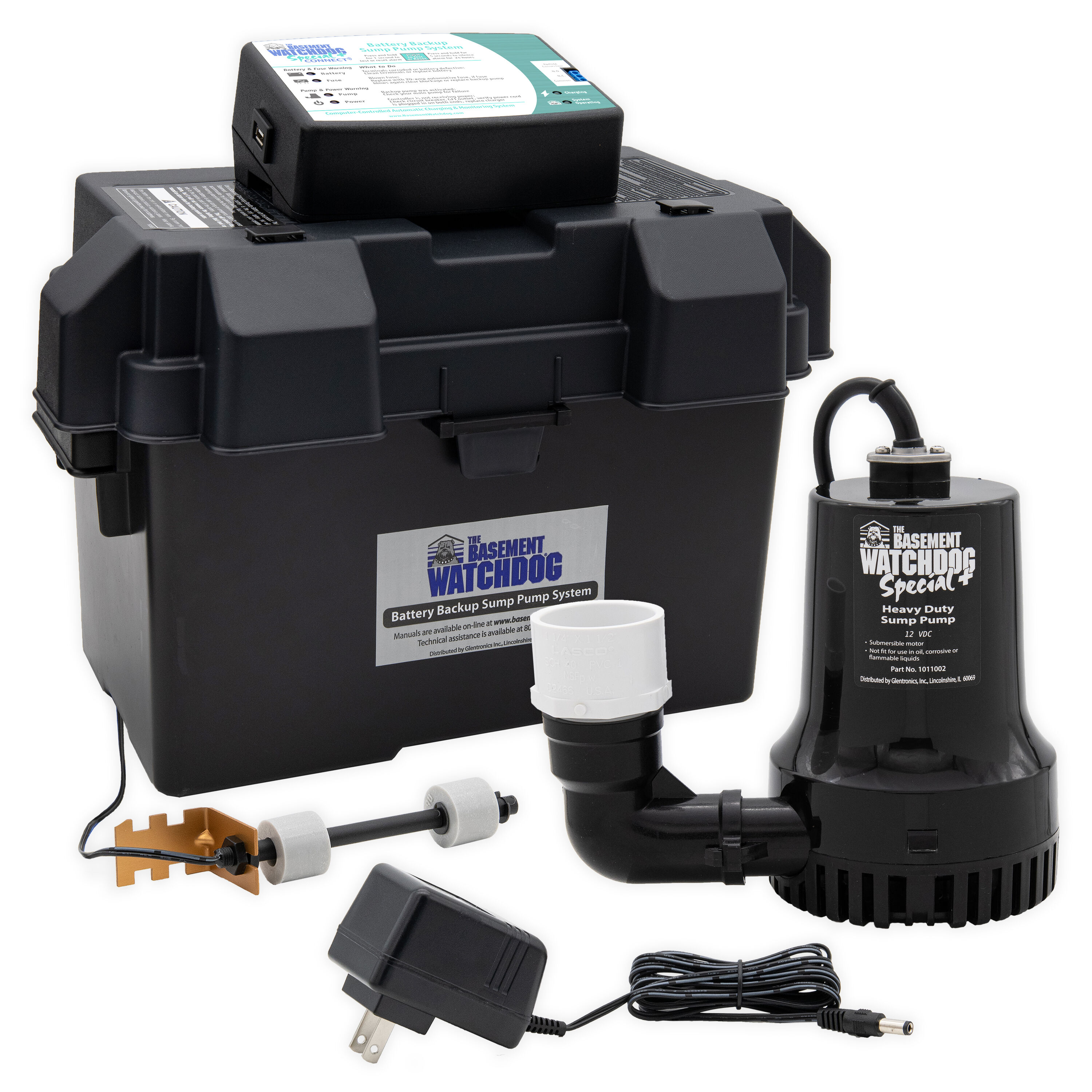 Basement Watchdog 1/3-HP 115-Volt 43-GPM Plastic Battery-powered Sump ...