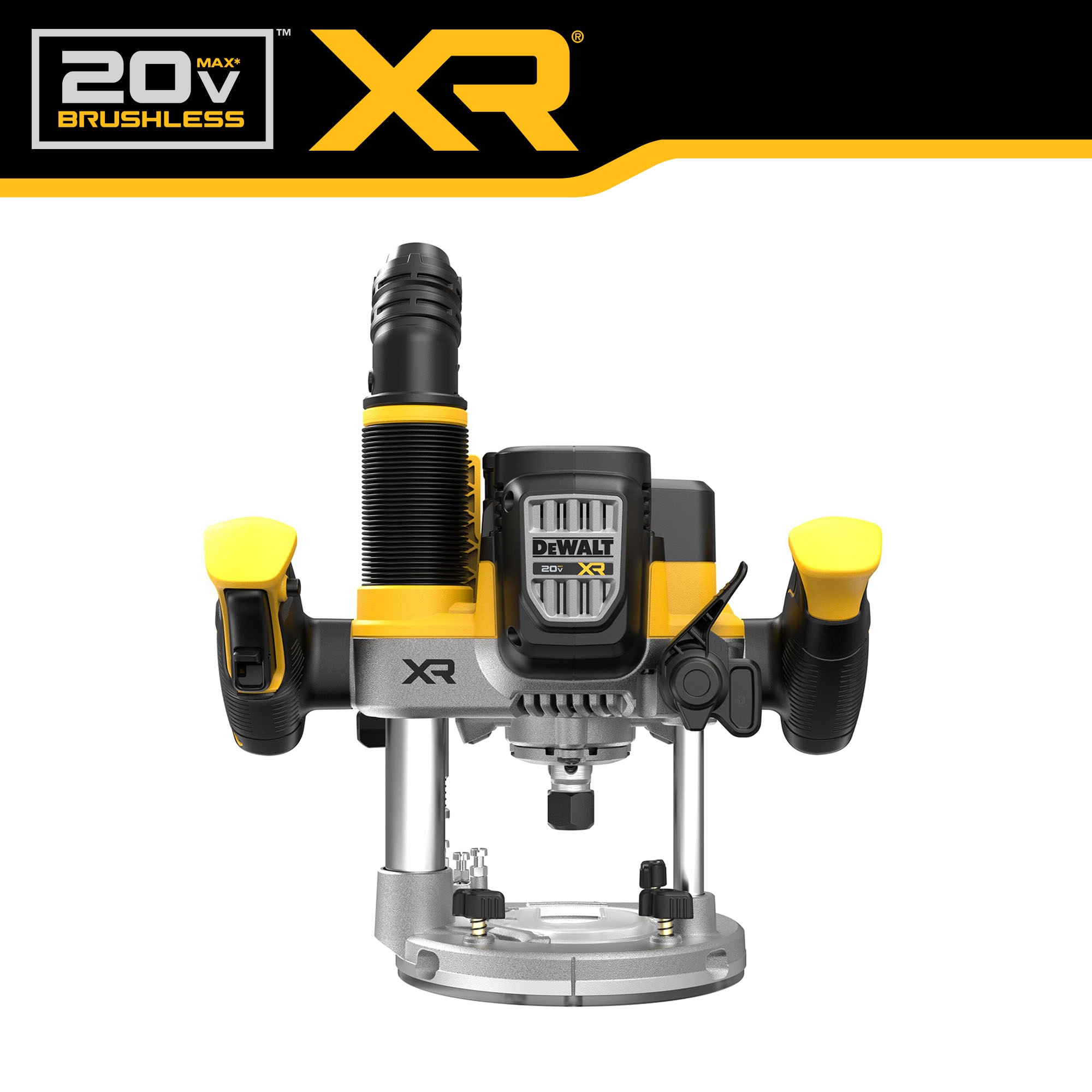 DEWALT XR 1/4-in and 1/2-in 2.25-HP Variable Brushless Plunge Cordless Router (Bare Tool) DCW620B Sansujyuku sansujyuku.com