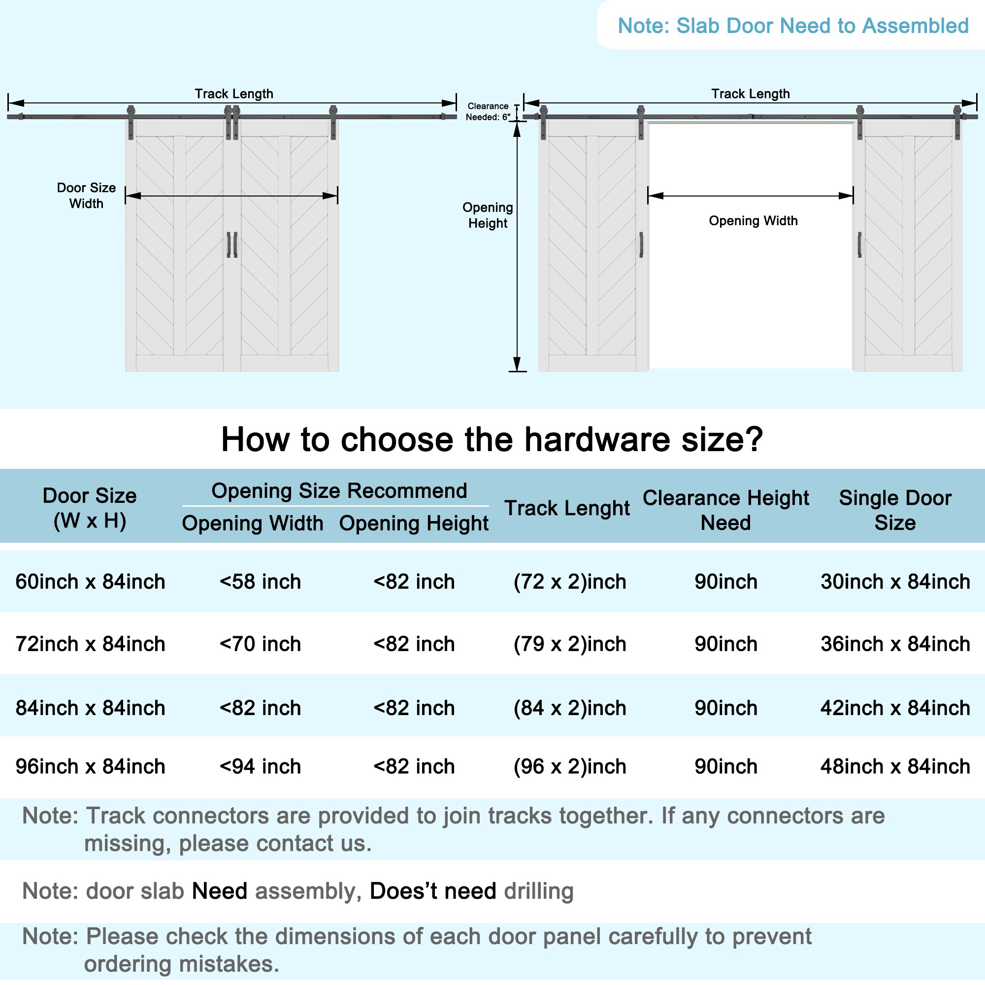 JUJUBON IN-BDBD1-V-WH-72 Barn-Doors - View #7