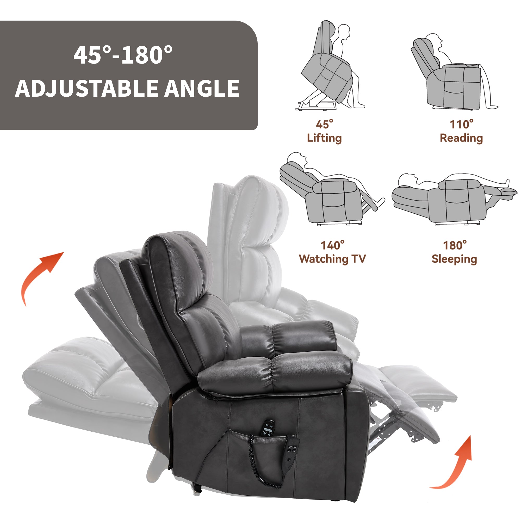 Boyel Living BL-CM843DGY recliners - View #10