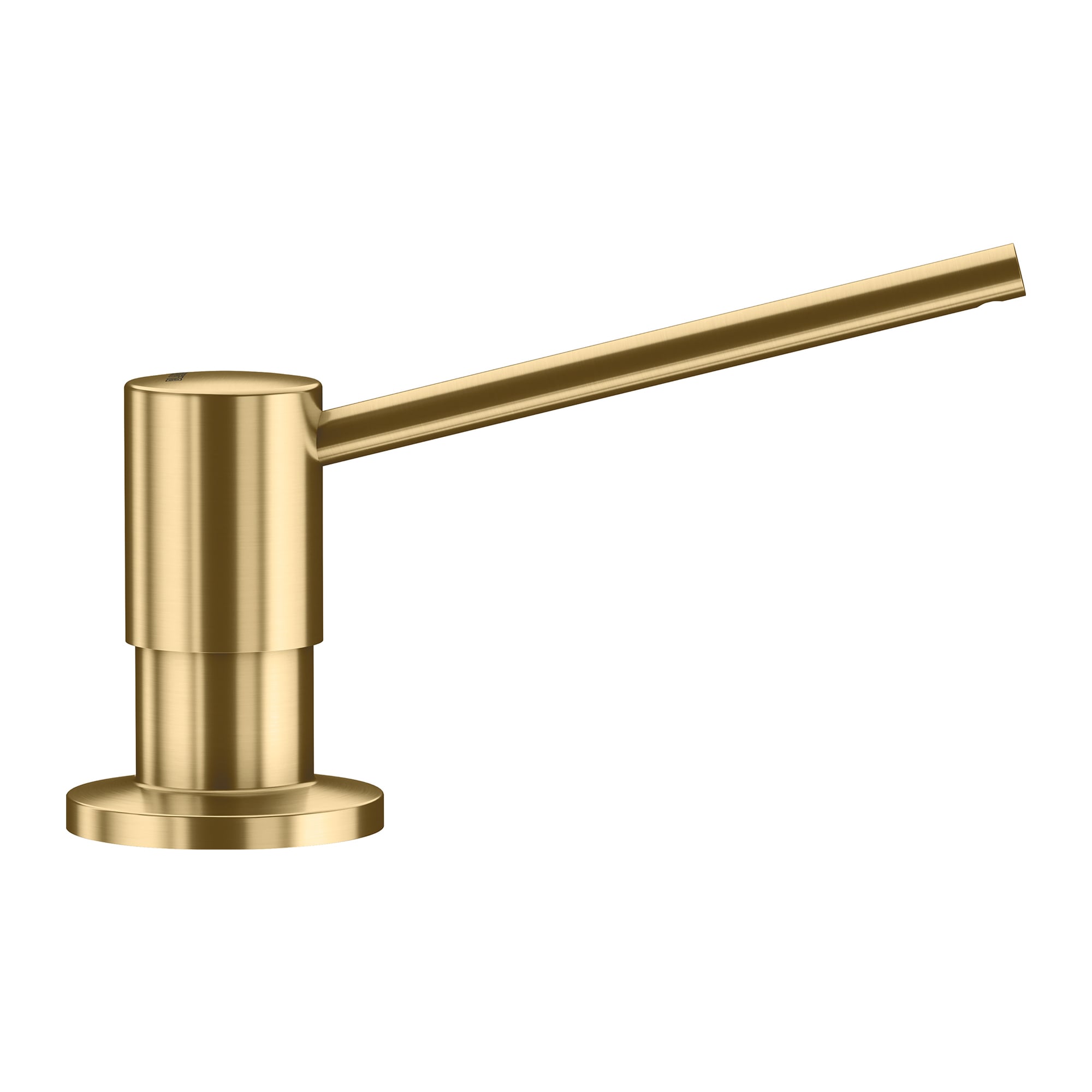 BLANCO 442989 Torre Satin Gold 10-oz Capacity Deck-mount Soap and Lotion Dispenser