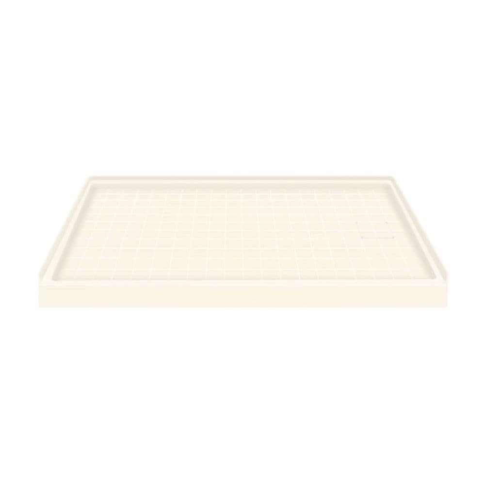 Transolid F6030R-02 30-in W x 60-in L Cameo Single Threshold Rectangle Shower Pan Base with 3-in H Threshold (Right Drain)