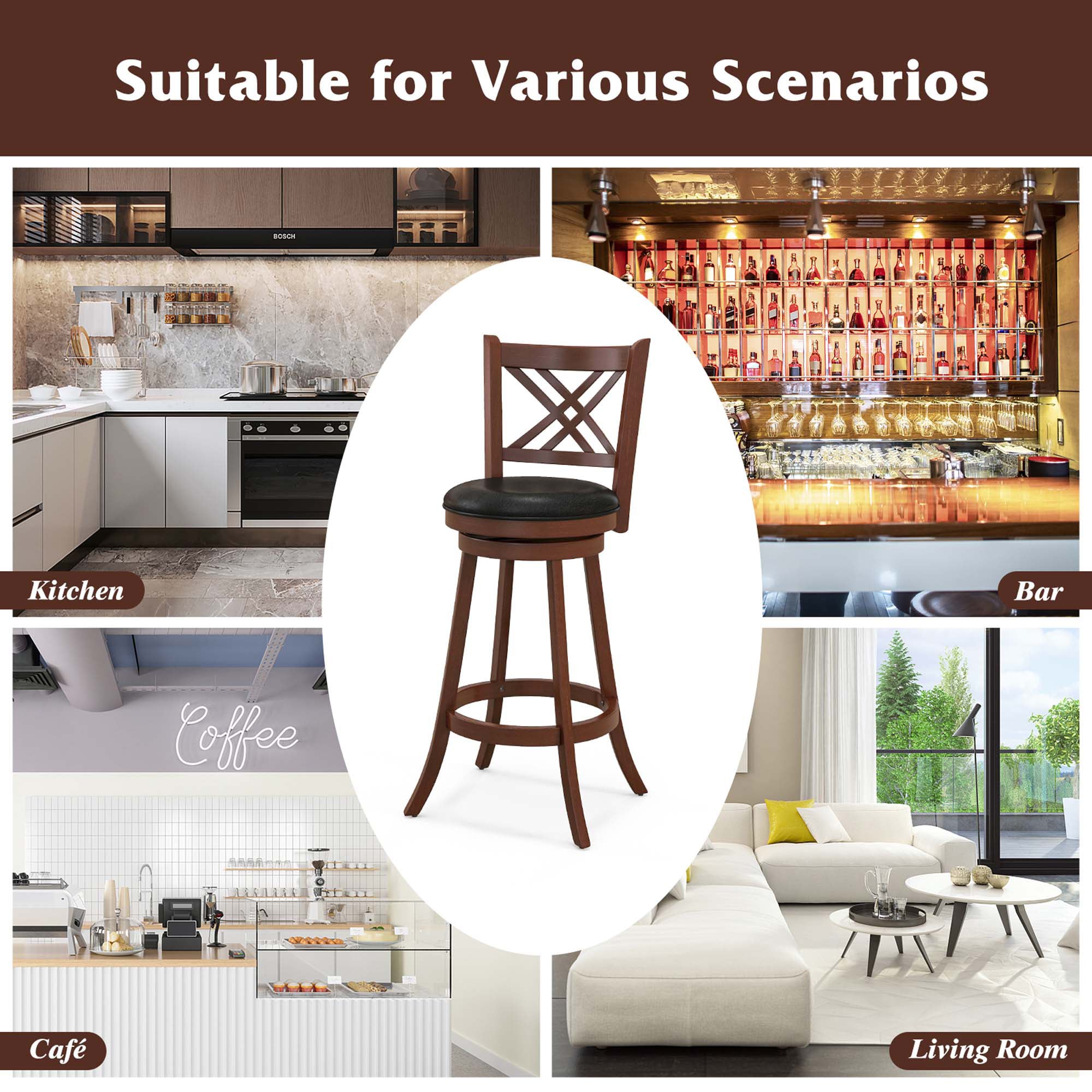 Costway SXL00143 stools - View #5