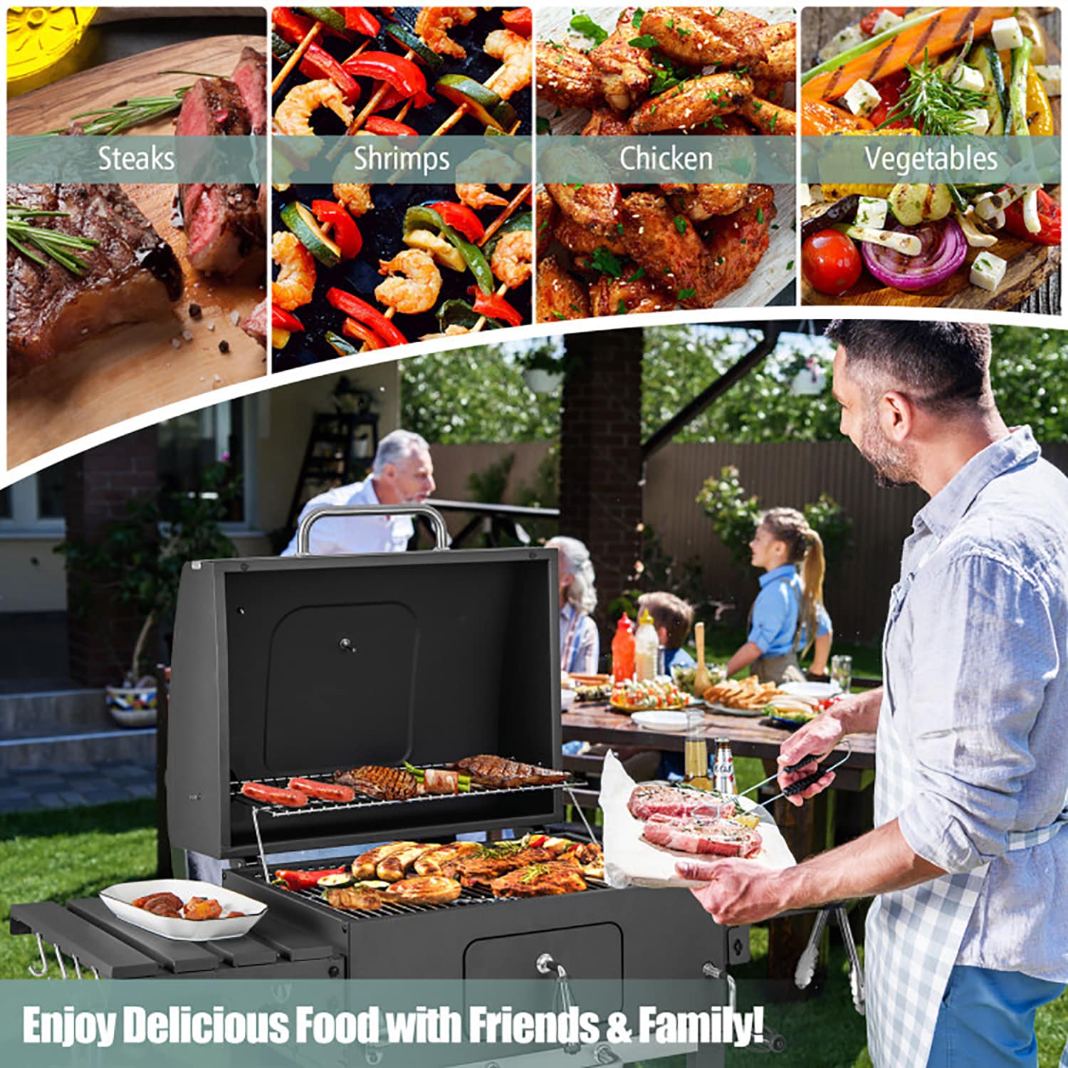 GZMR MO-NP11290 Charcoal-Grills - View #8