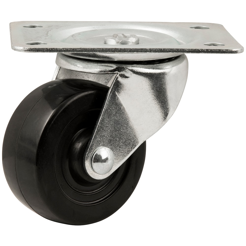 24 Pack 2" Swivel Caster Wheels Rubber Base with Top Plate  Bearing Heavy Duty 