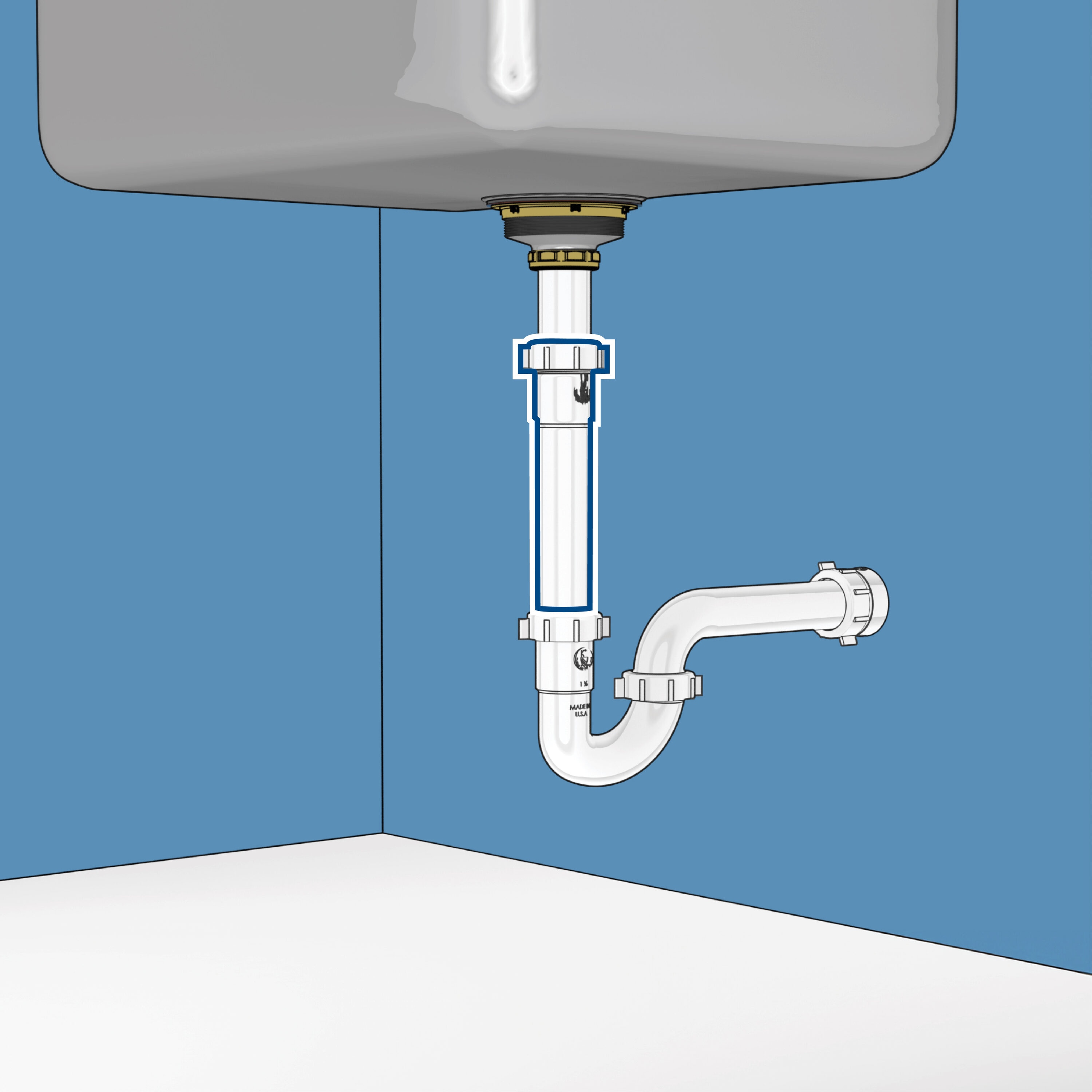 Dearborn 1000000593 Under-Sink-Tubular-Drainage - View #5