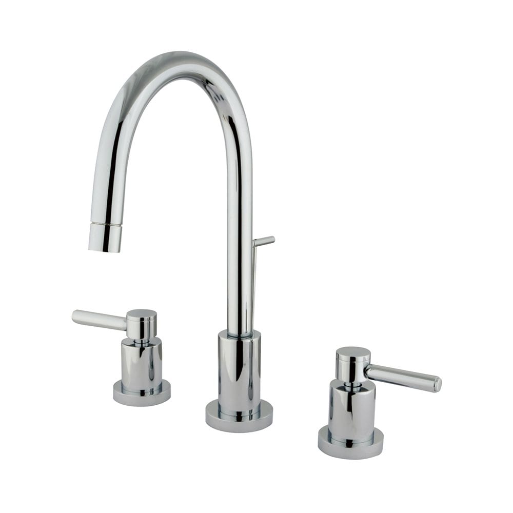 Elements Of Design Polished Chrome 2-handle Widespread High-arc 