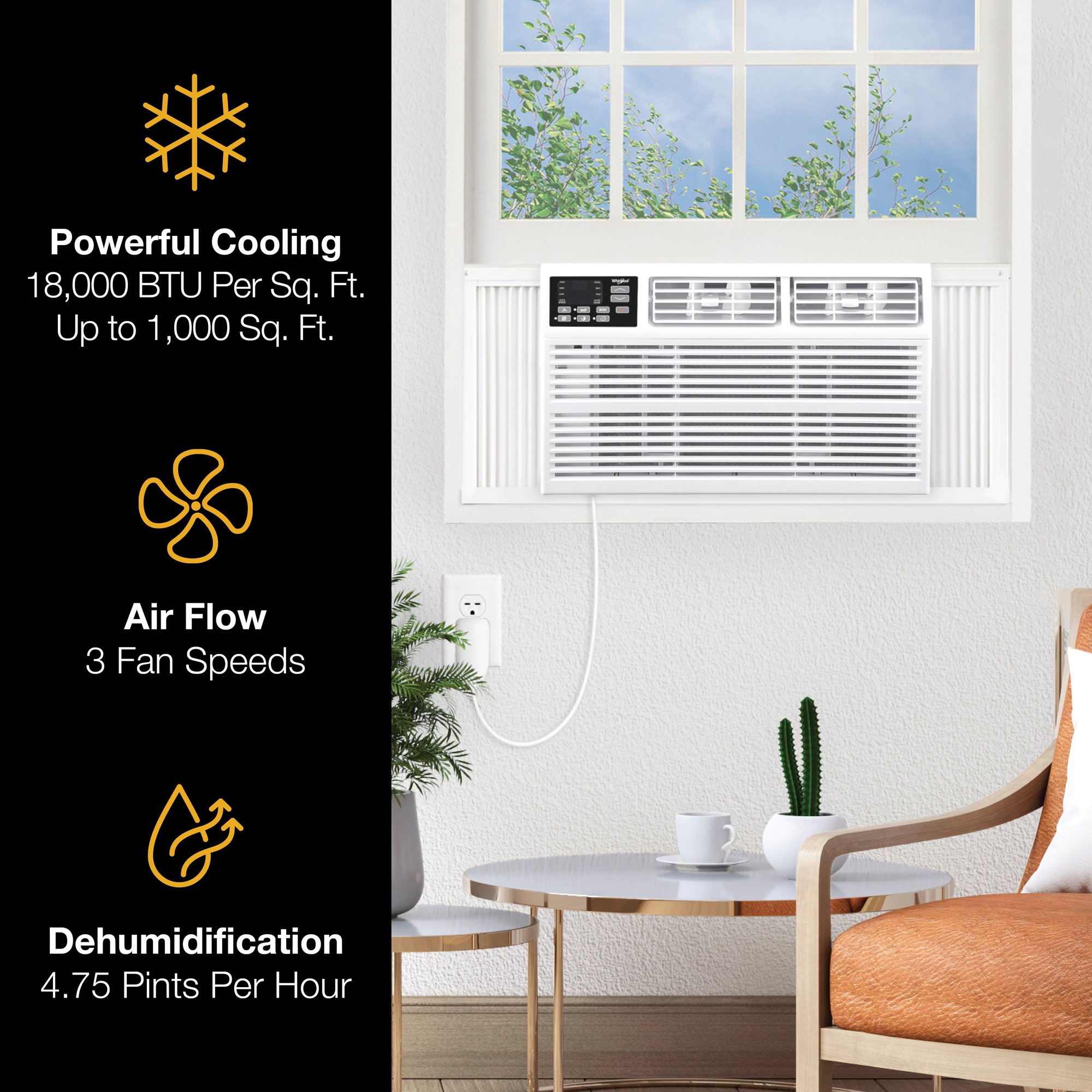 Whirlpool WHAW182CW Window-Air-Conditioners - View #5