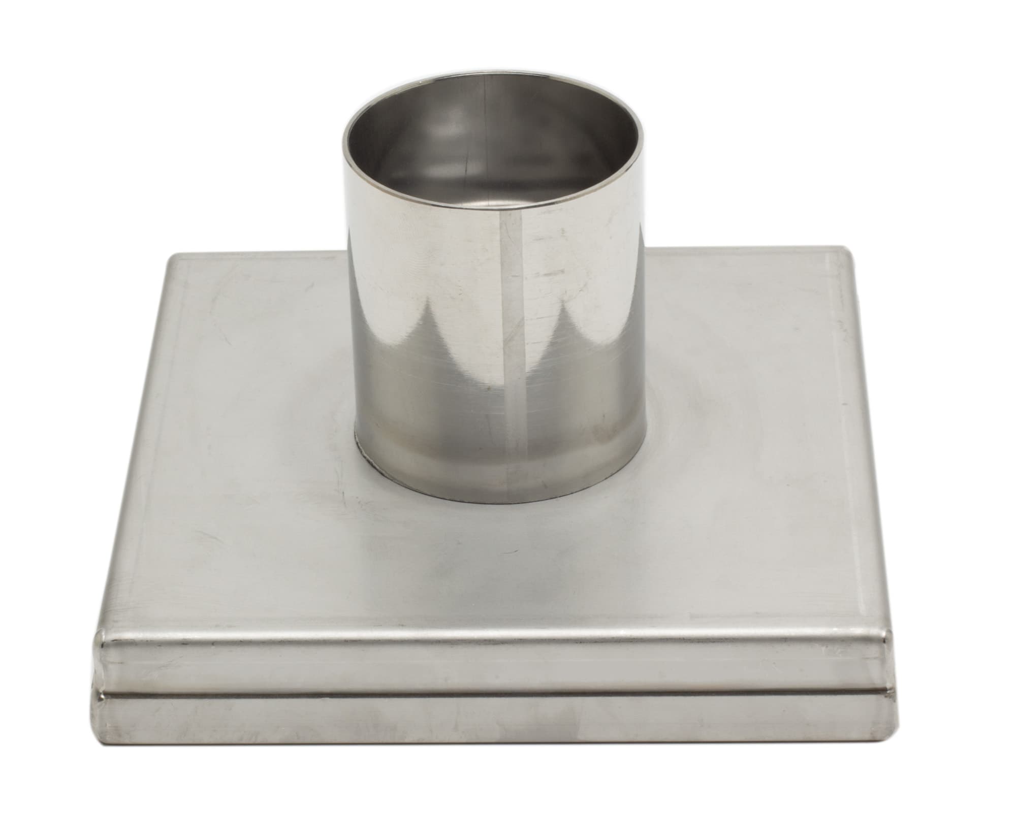 5.25'' Square Stainless Steel Shower Drain with Groove Lines