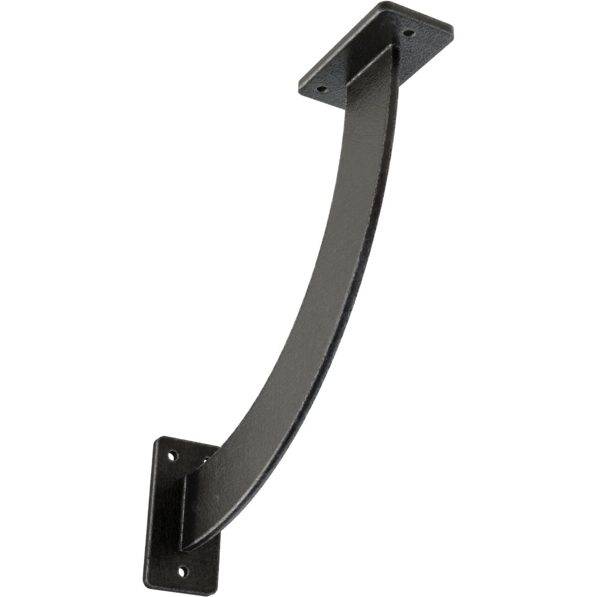 Ekena Millwork BKTM02X11X11BRAPW Bradford 11-in x 2-in x 11-in Gray Steel Countertop support bracket