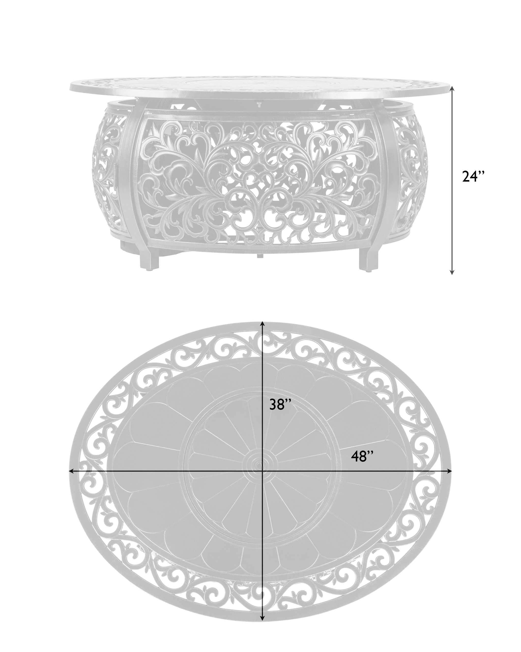 Fire Sense 62198 Outdoor-Gas-Firepits - View #12
