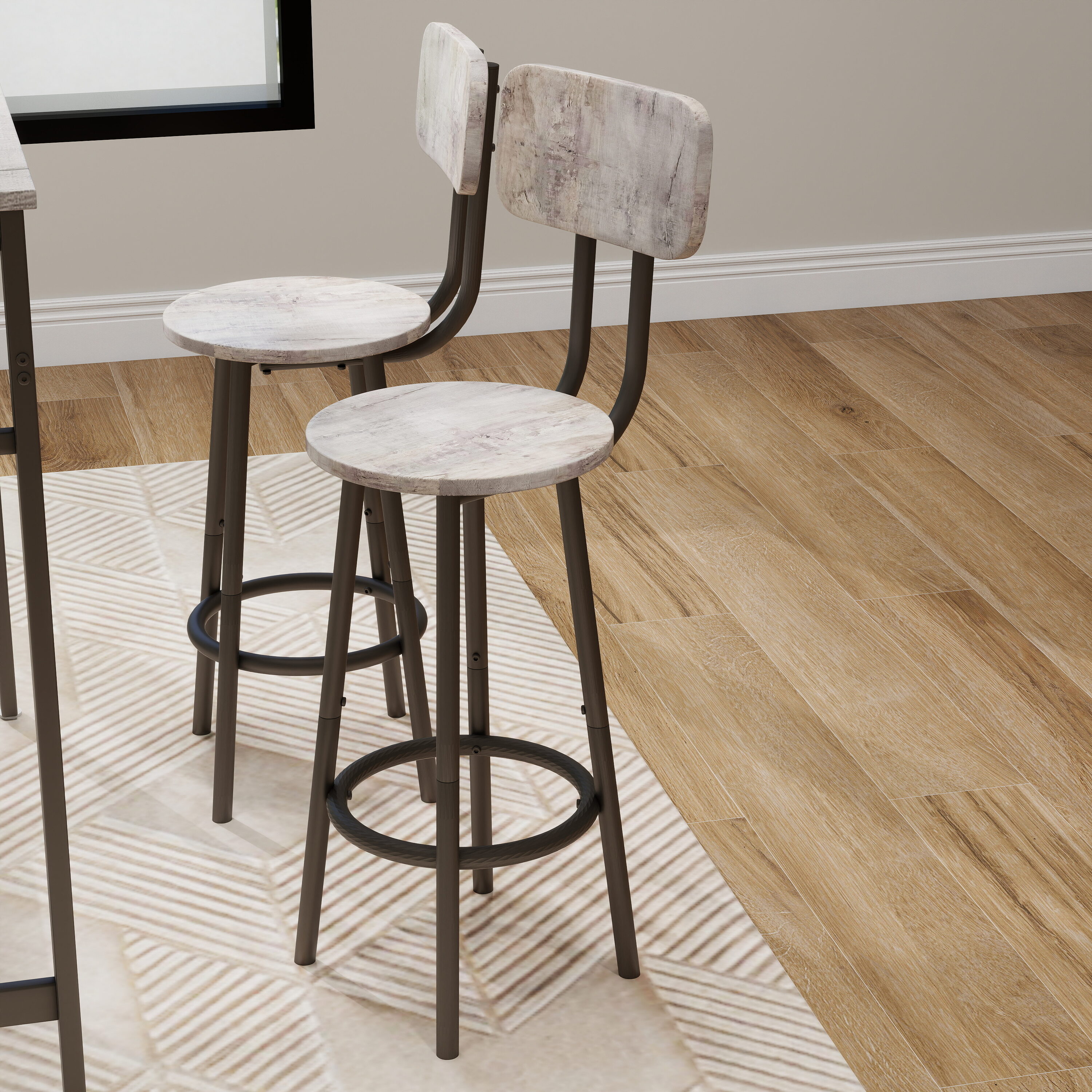 Hrinhom HC-D8006-GRAY Dining-Sets - View #6
