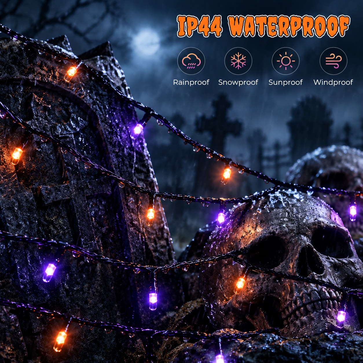 WZK 253111045686 Halloween-String-Lights - View #5