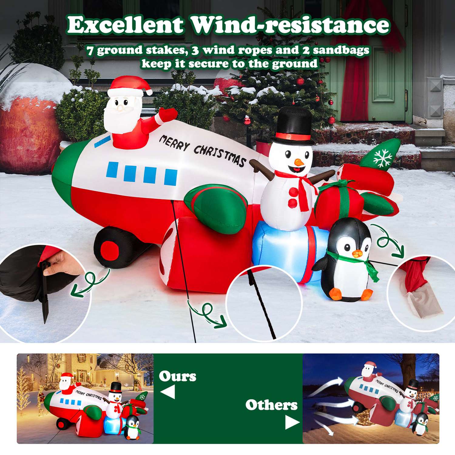 Costway CSHY001249 Christmas-Inflatables - View #7