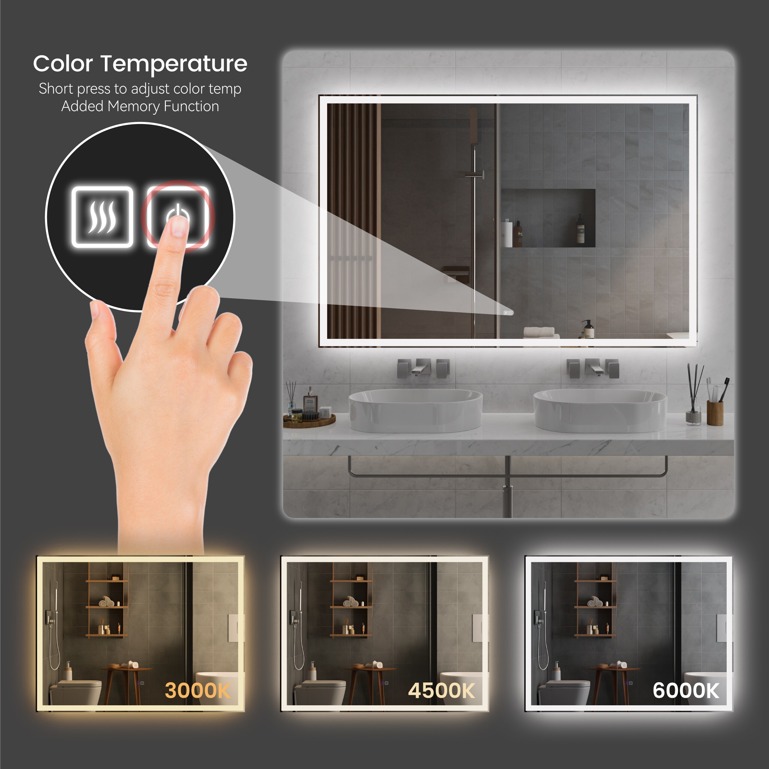 AAZJ DR-P284029 Framed-Bath-Mirrors - View #3