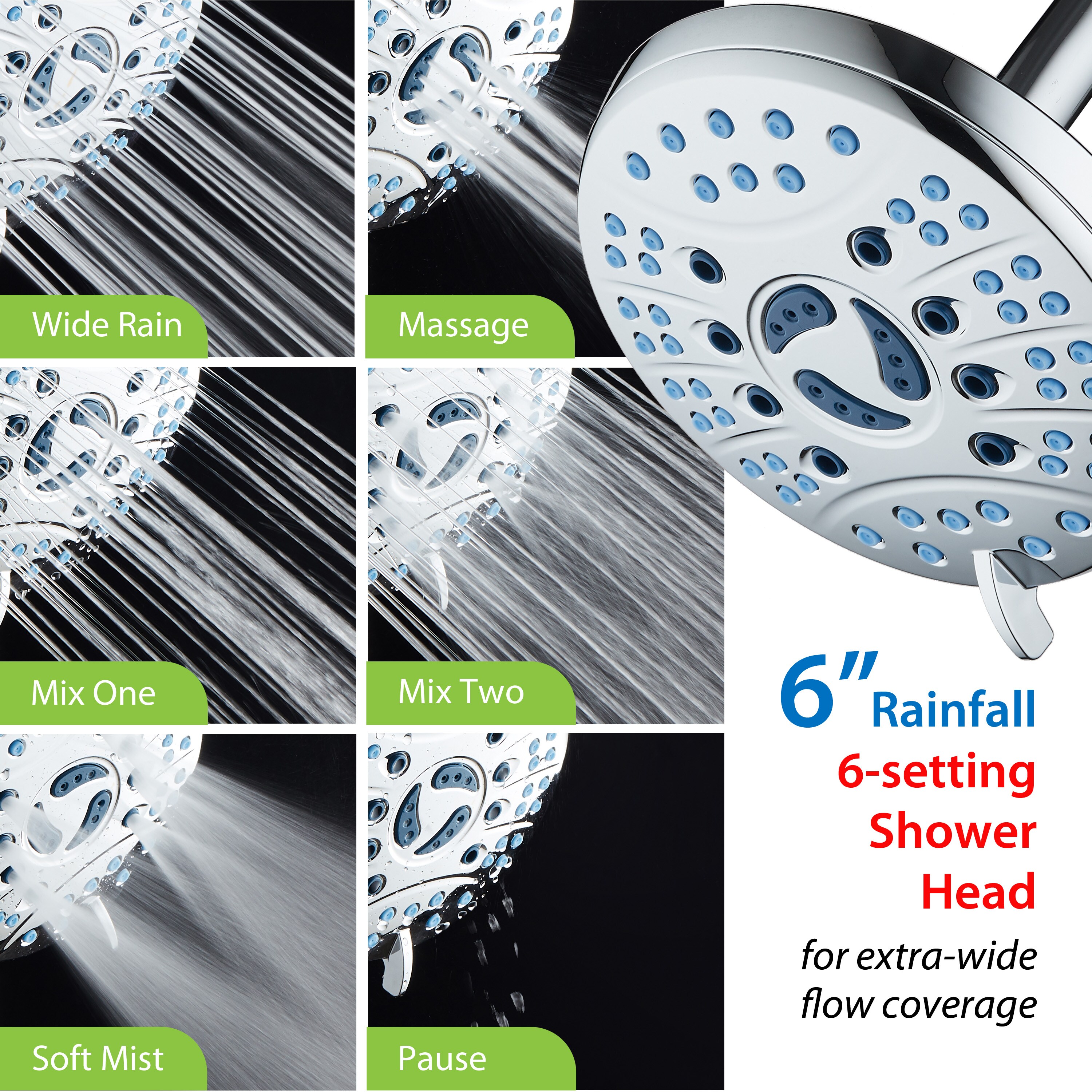 AquaCare 5534 Fixed-Showerhead - View #3