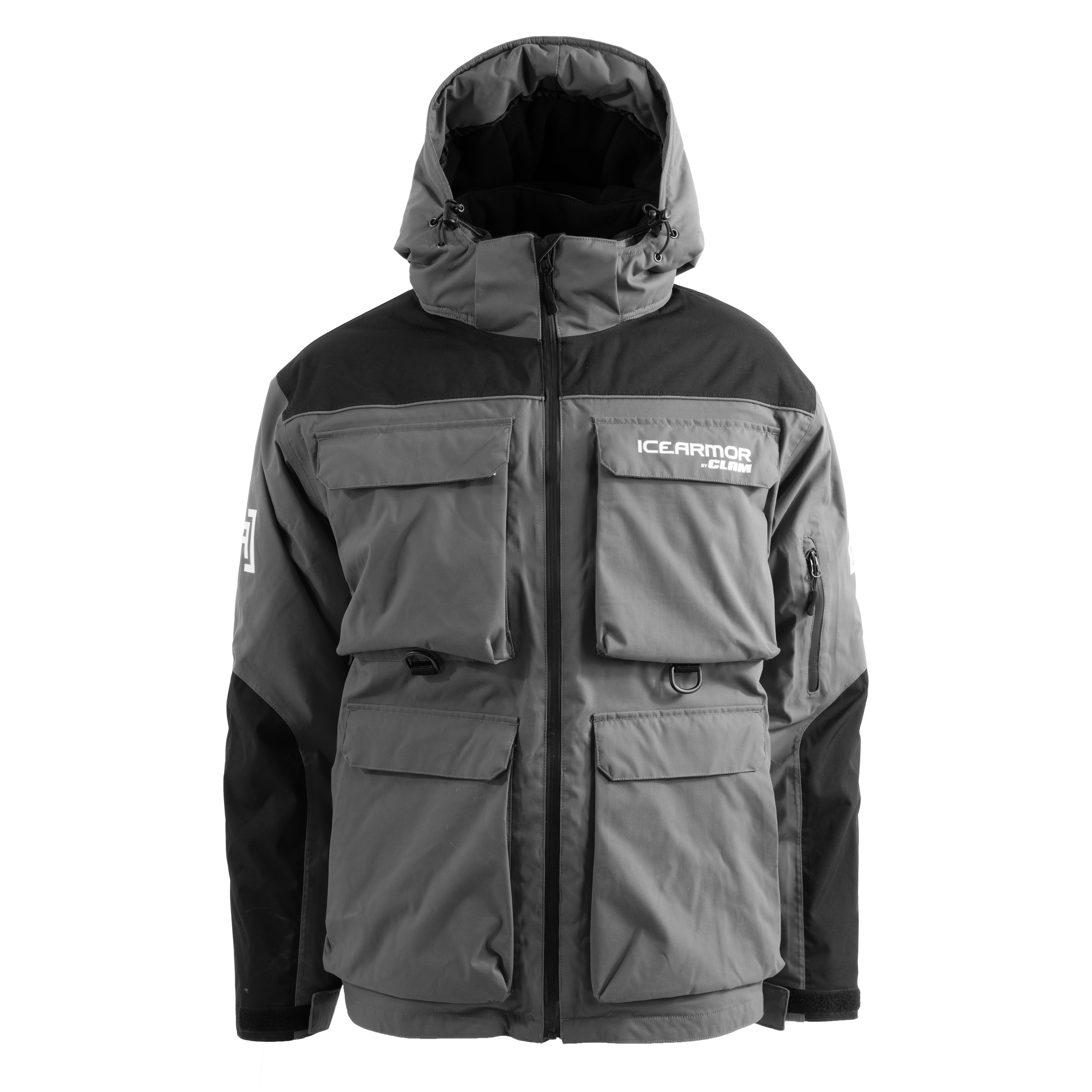 Clam Outdoors 18884 IA, Rise V3 Parka, Charcoal/Black, 3XL