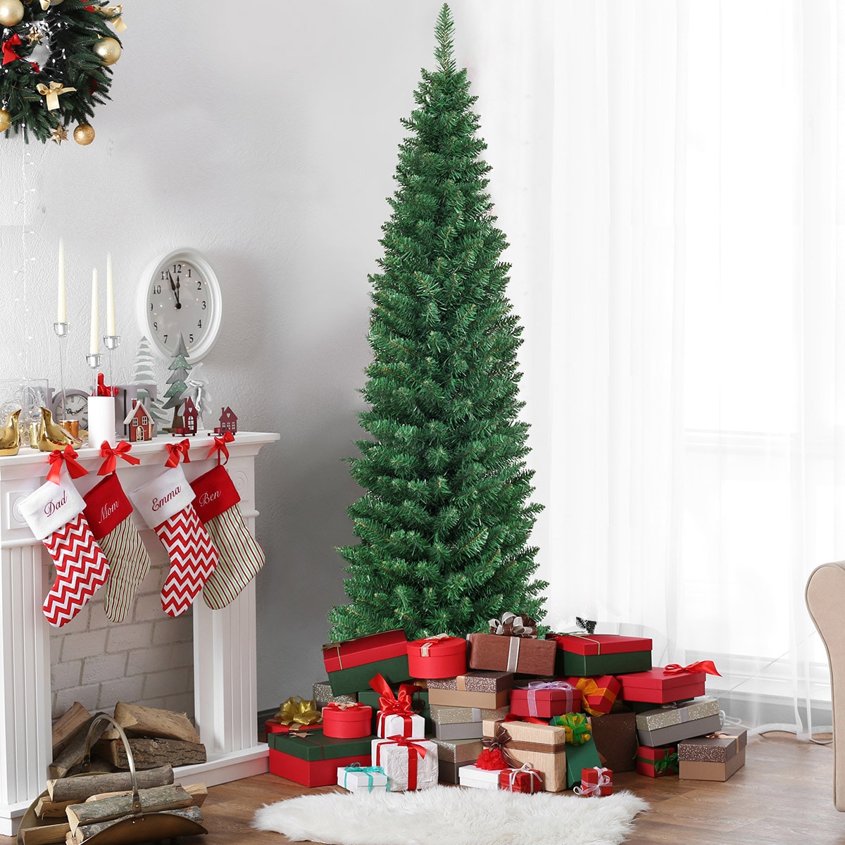 Costway CM20654 Artificial-Christmas-Trees - View #6