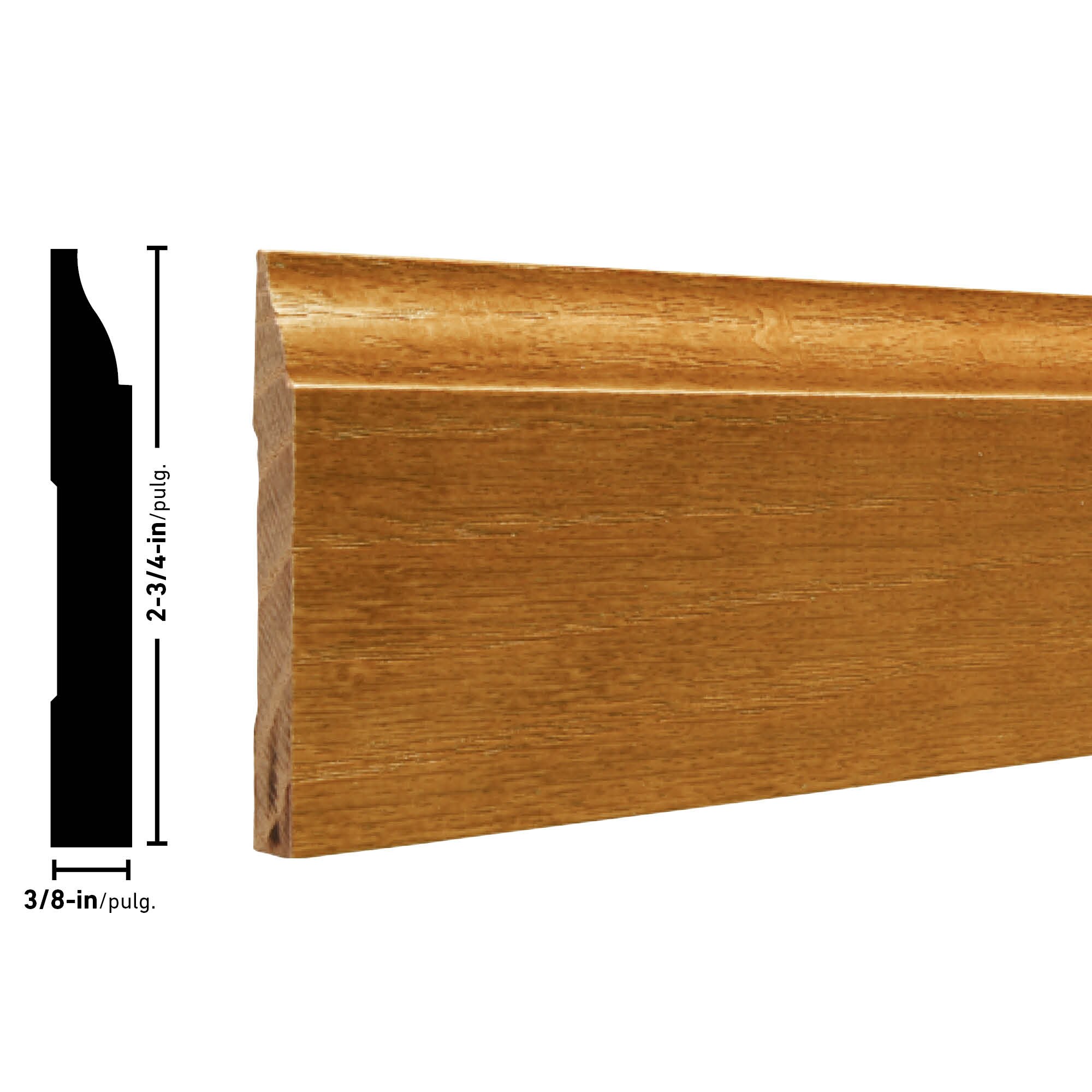 RELIABILT L 634 8 OAKGO Baseboard-Moulding - View #4