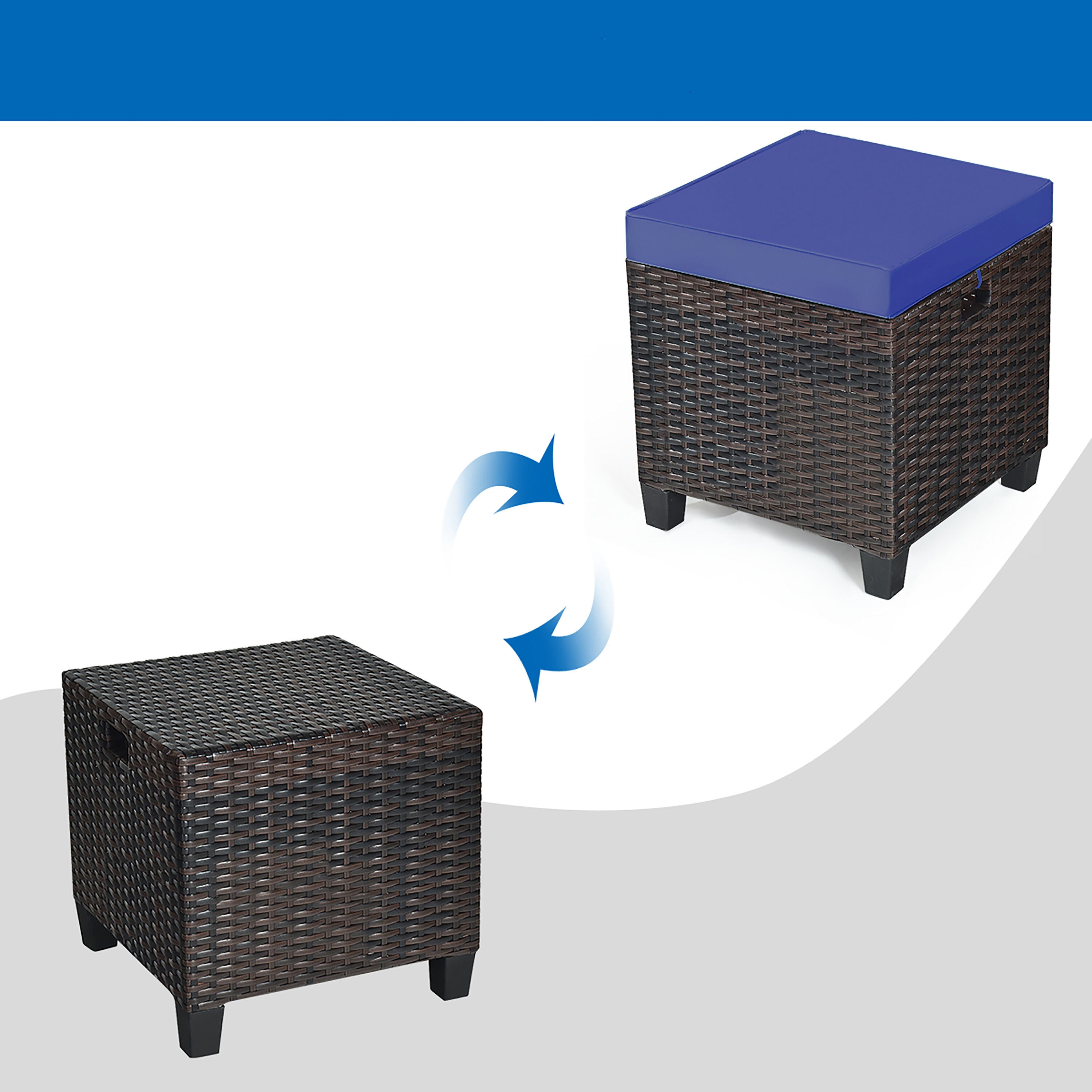 Costway HW63237NY Stools-Ottomans - View #4