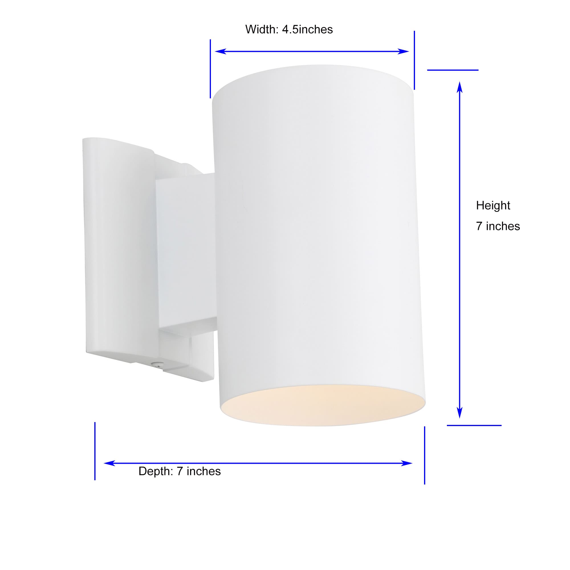 Project Source IJC1691H-3 WH Outdoor-Wall-Lighting - View #6