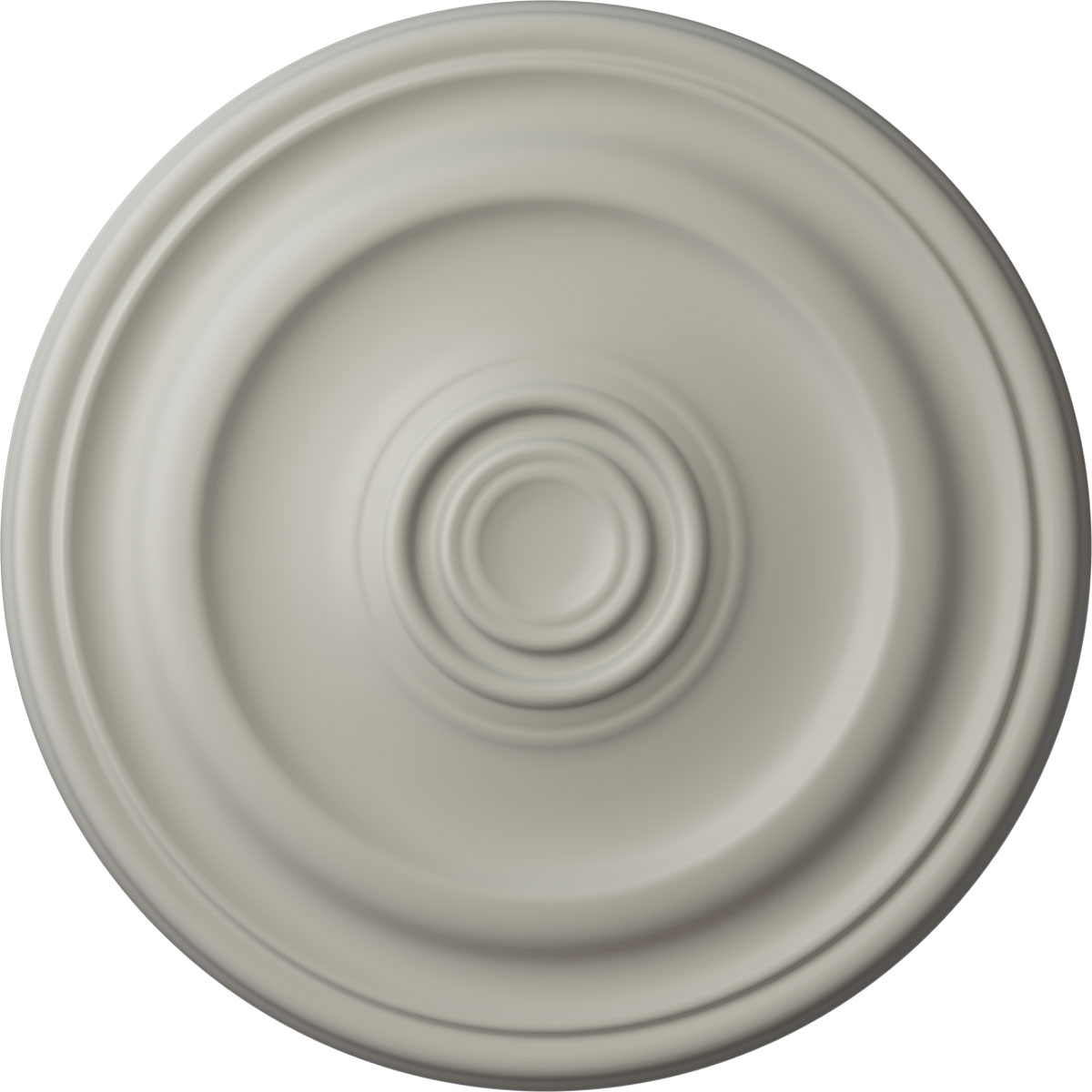 Ekena Millwork CM16KPPCF Kepler Traditional 15.875-in W x 15.875-in L Pot Of Cream Polyurethane Ceiling Medallion
