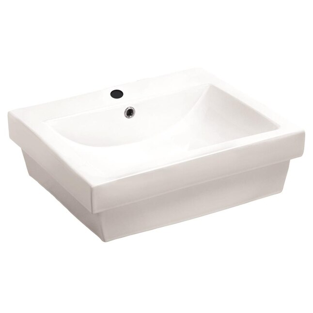 Neptune 21.45 in. Vessel Sink Basin in White Neptune 21.45 in. Vessel Sink Basin in White