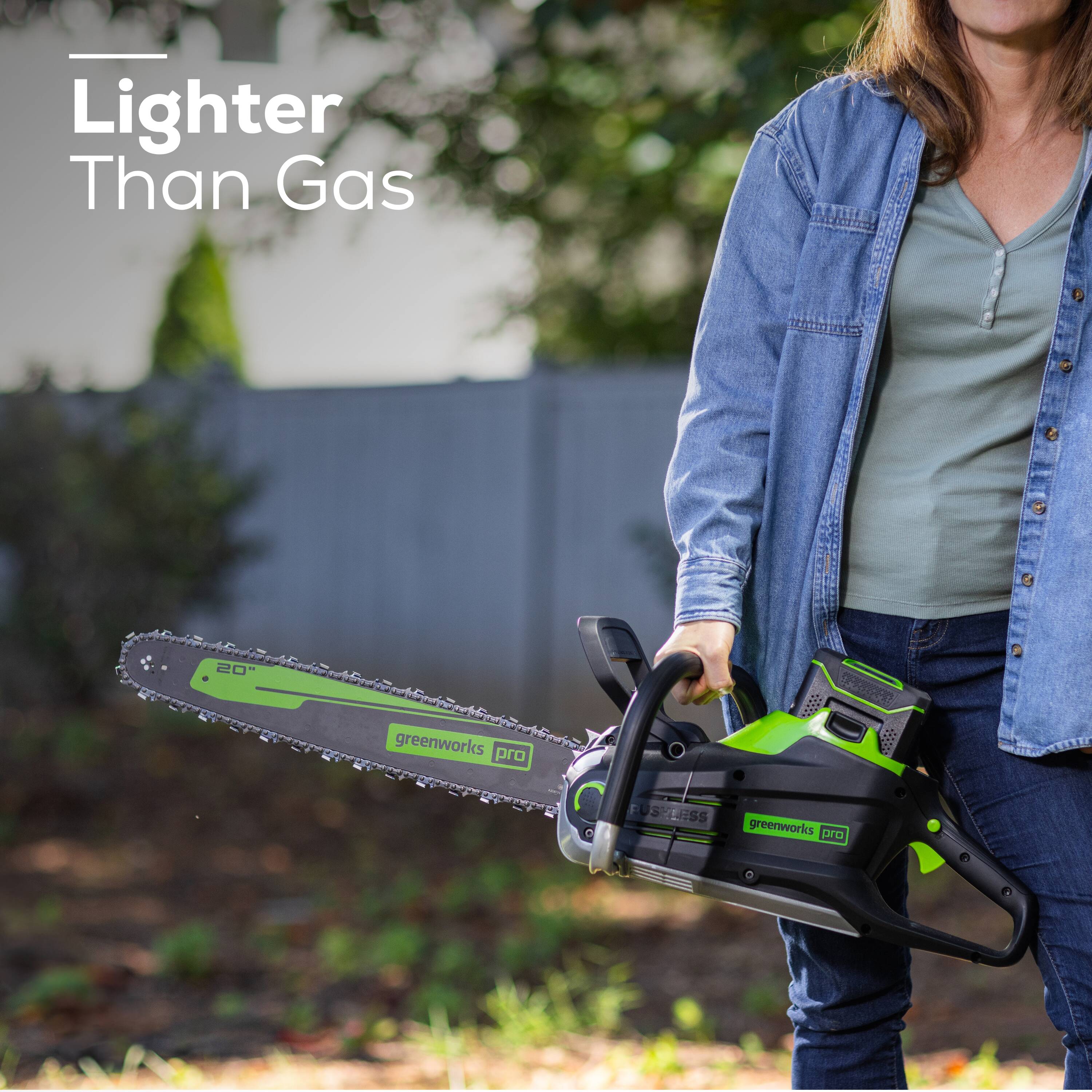 Greenworks CS80L416 Cordless-Chainsaw - View #5