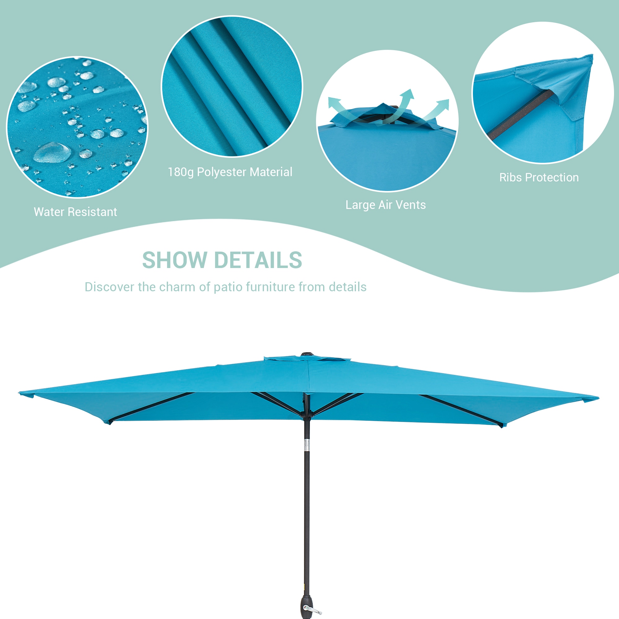 Sonkuki SD-TJLED23LB Umbrellas-2 - View #5
