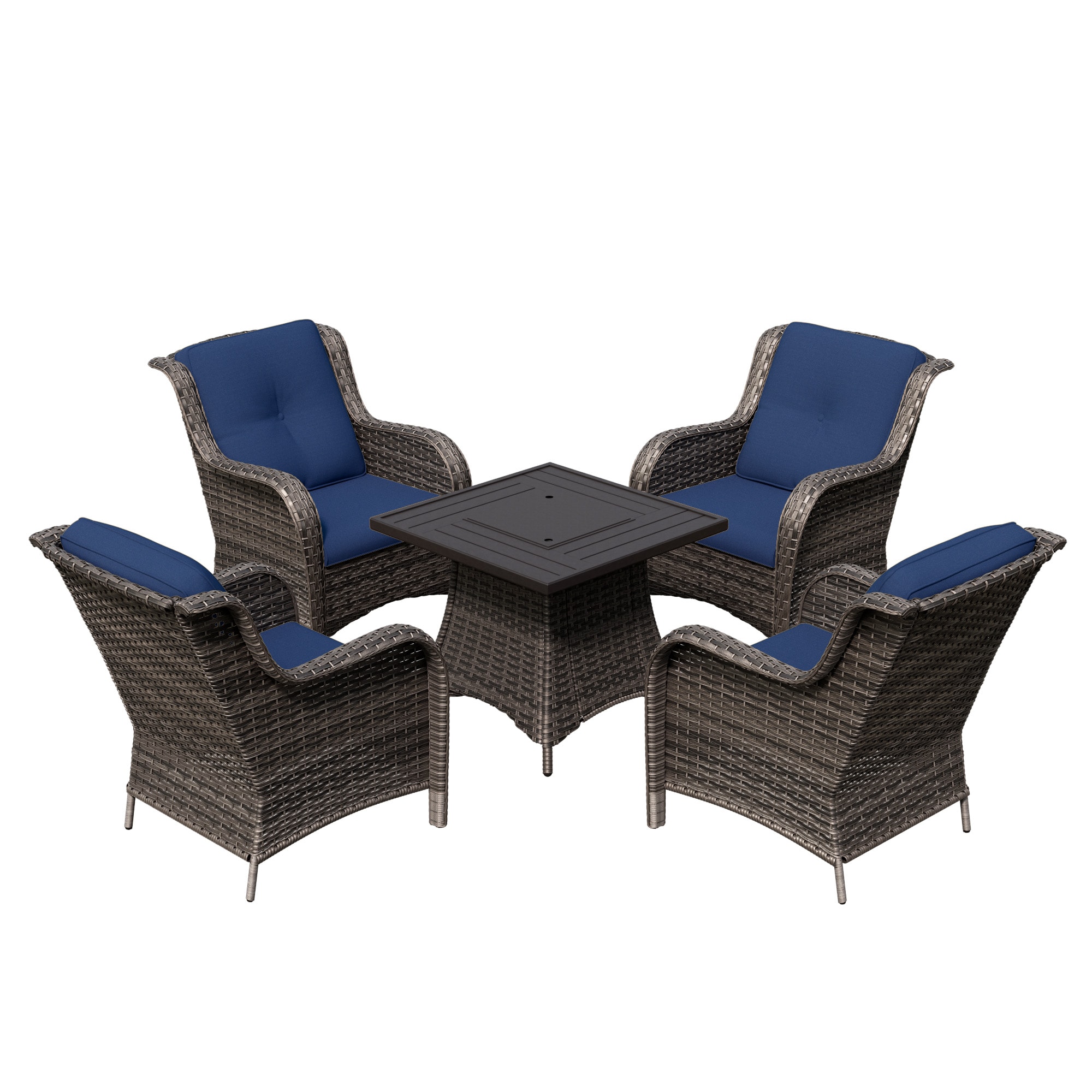 Gardenbee 2M08Z11-BLU Patio-Conversation-Sets - View #7