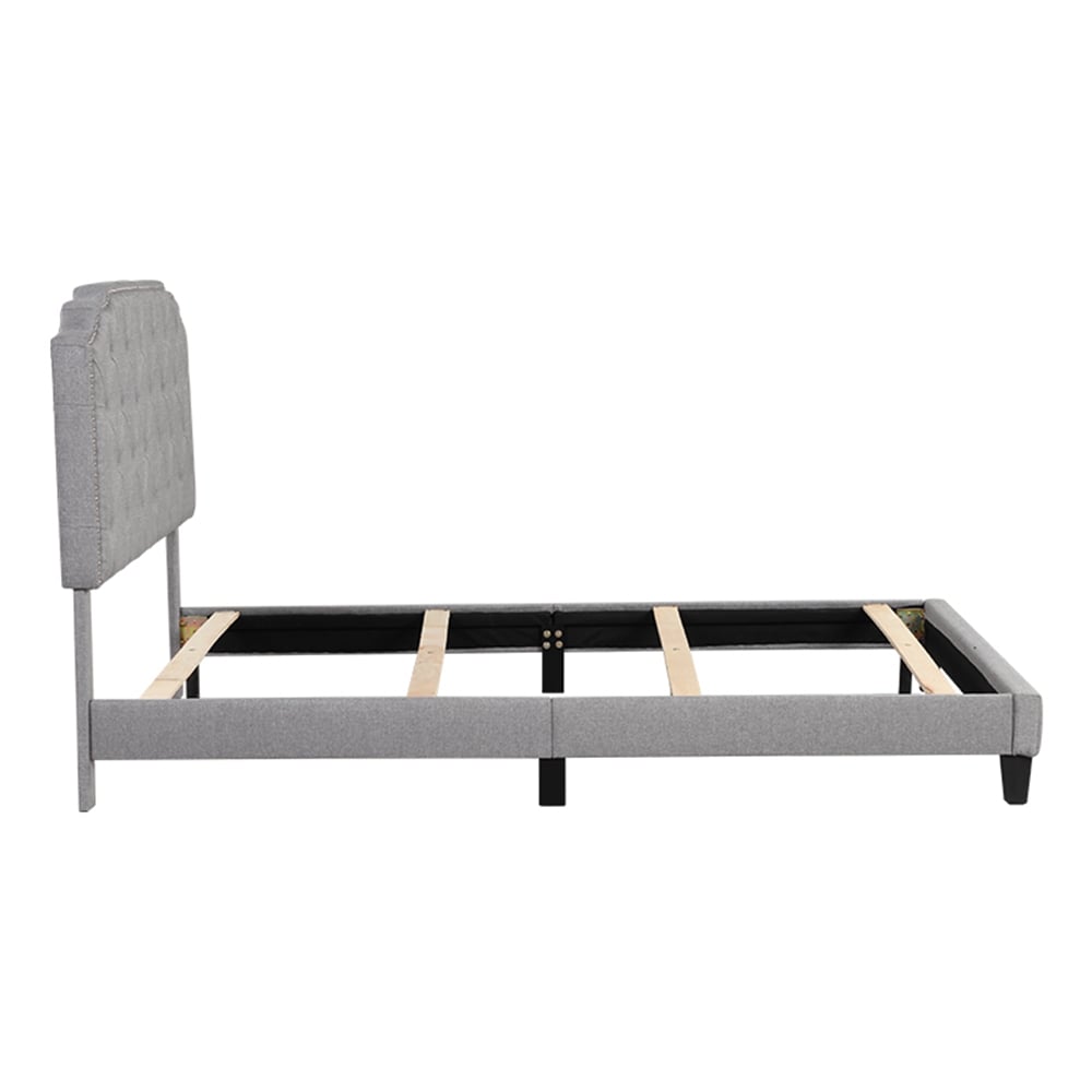 GZMR Gray Full Bed Frame In The Beds Department At Lowes.com