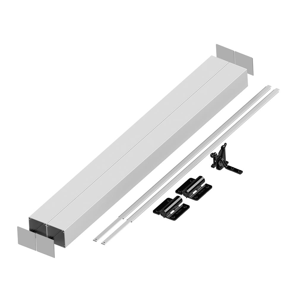 Freedom 73020631 Mix and Match 48-in L x 36-in H White Aluminum Deck Railing Gate