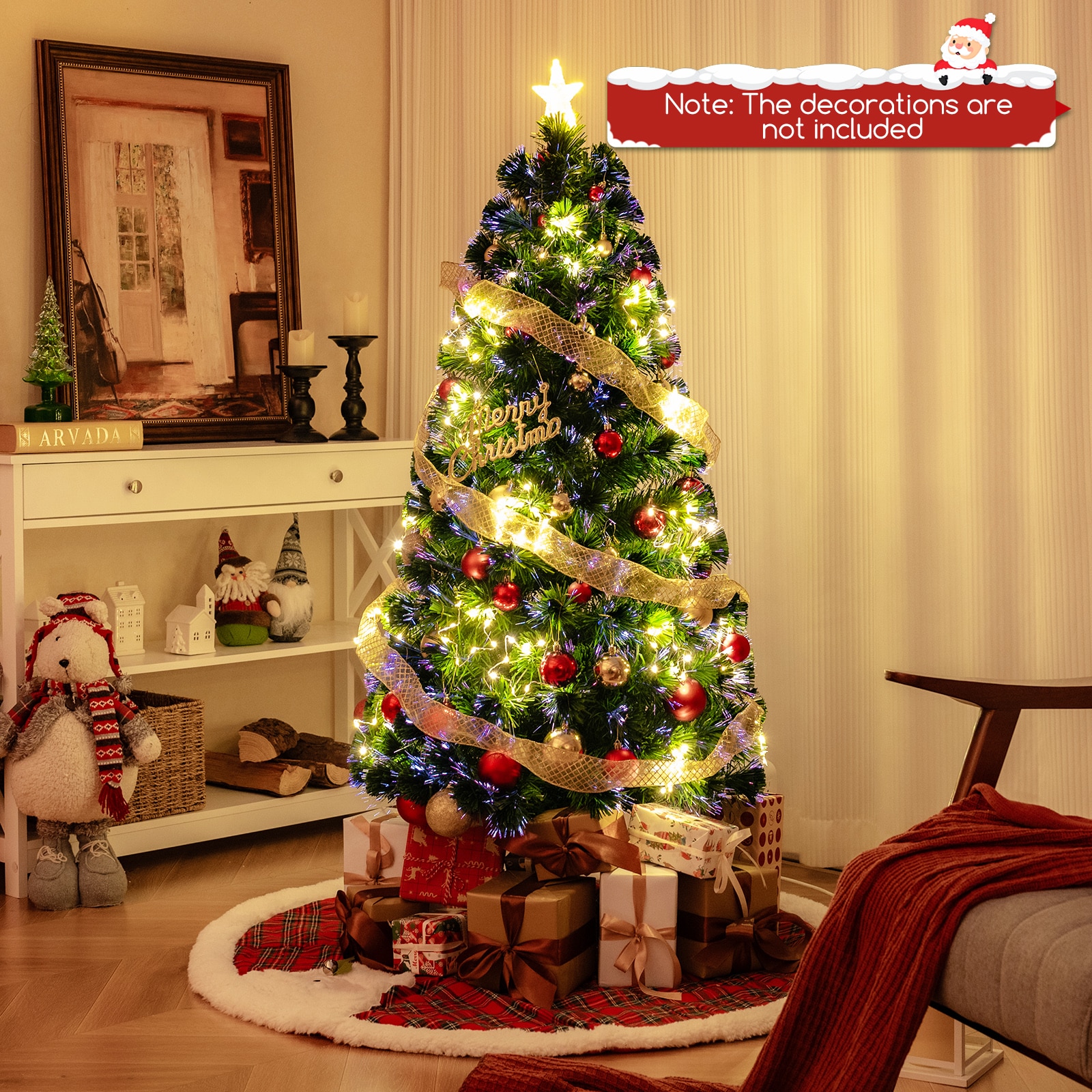 WELLFOR HYG24011US Artificial-Christmas-Trees - View #10
