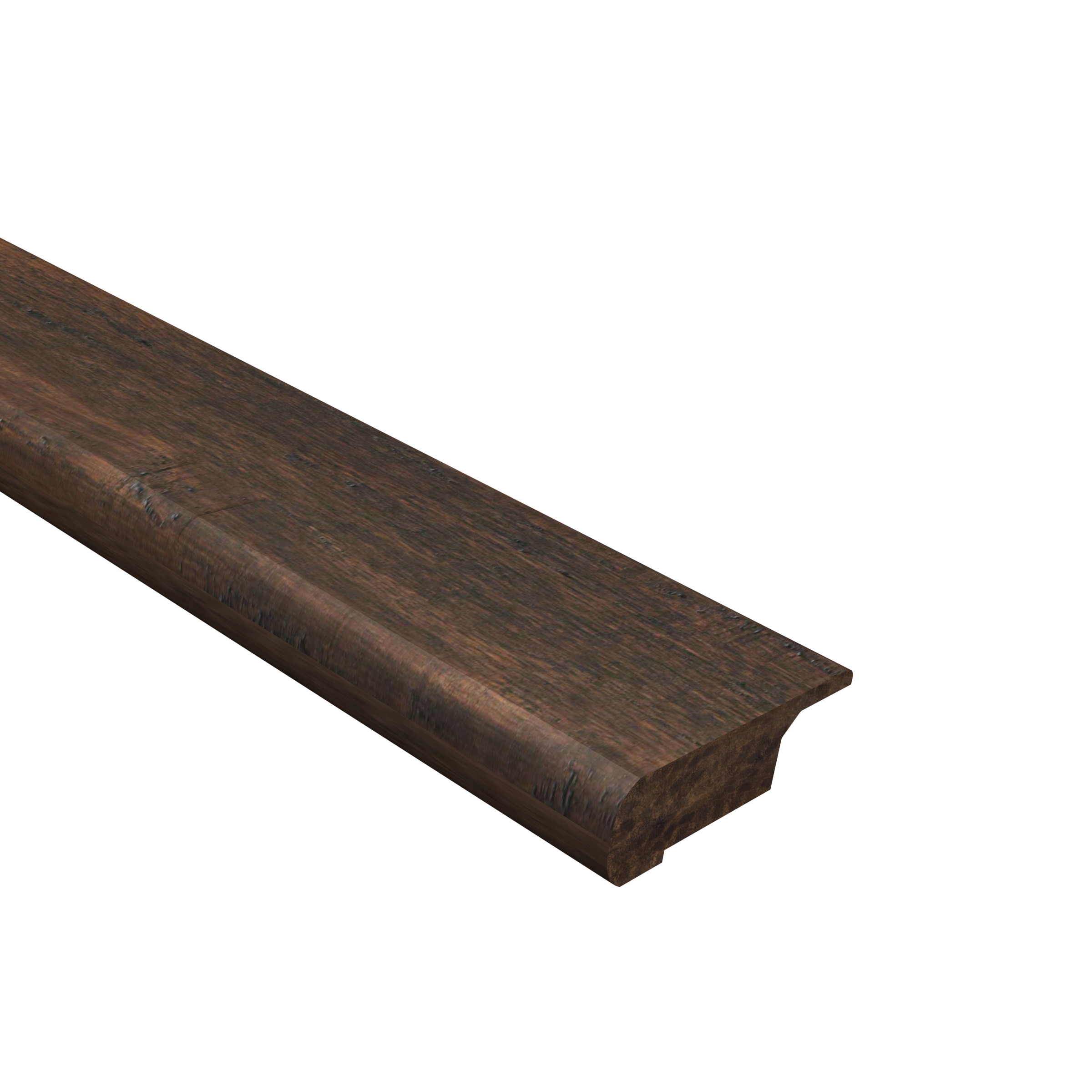 CALI 7103005015 Solid Bamboo 3.23-Inches x 72-Inches x 1.18-Inches Bourbon Barrel Prefinished Wood Bamboo Overlap Stair Nosing