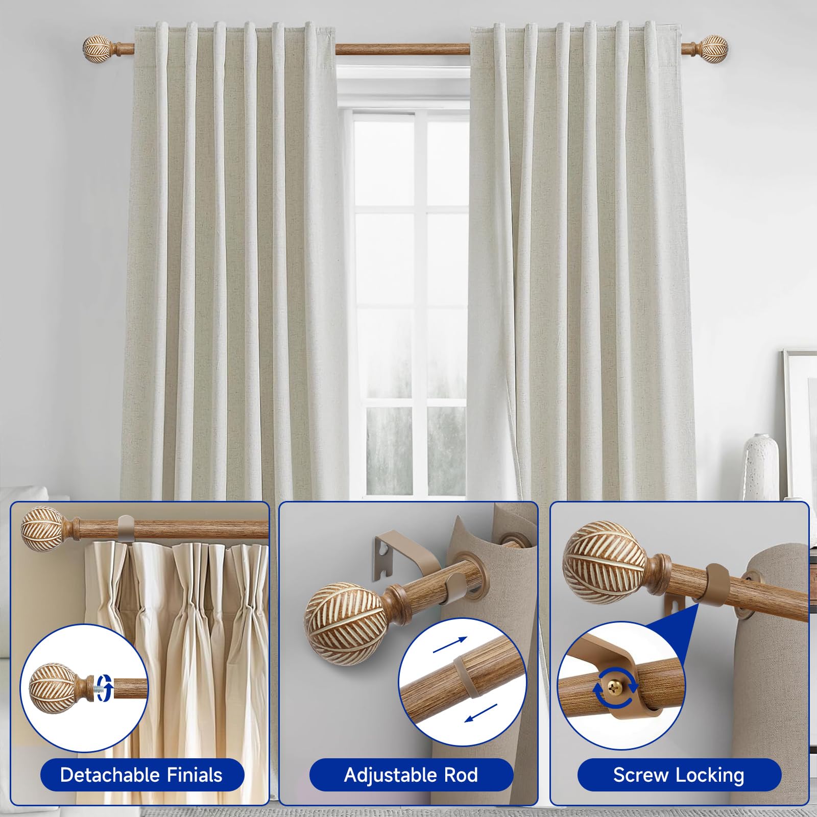 LAIFUCAM LLA0811J018 Curtain-Rods - View #6