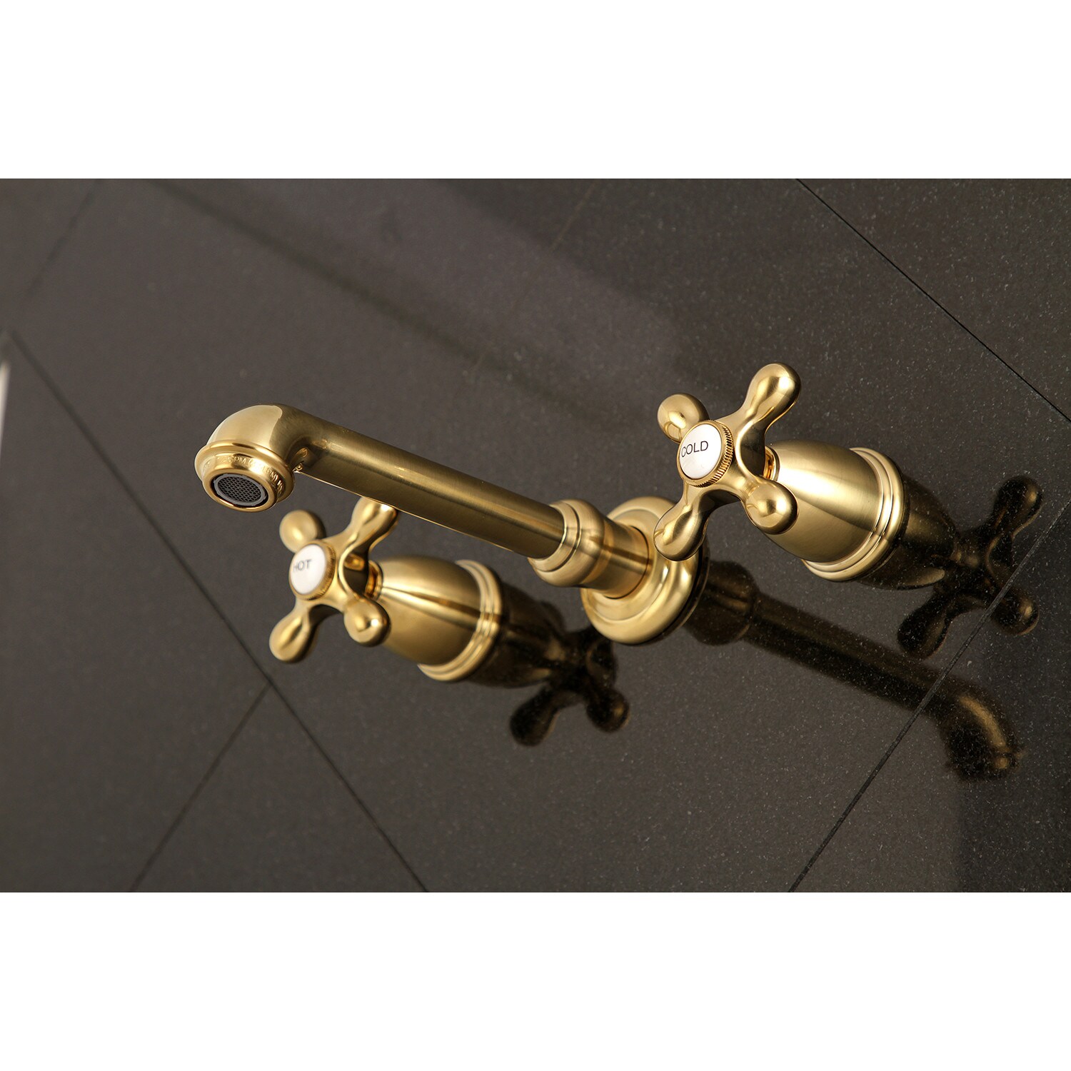 Kingston Brass 5-Piece Concord Brushed Brass Decorative Bathroom