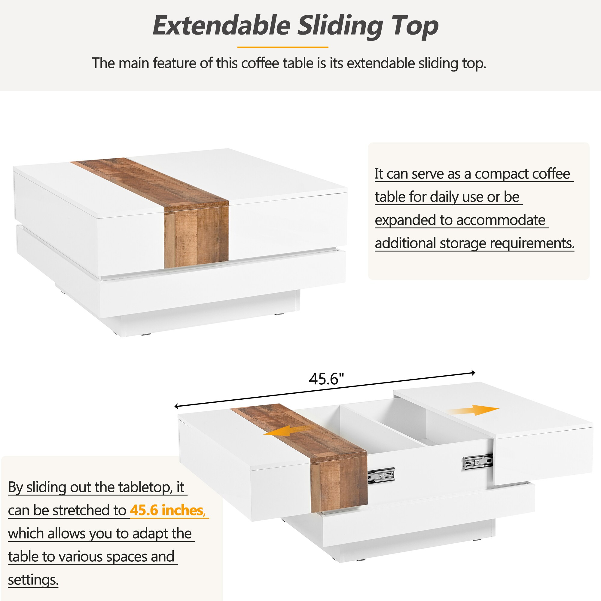ModernLuxe N721P180696K Coffee-Tables - View #2
