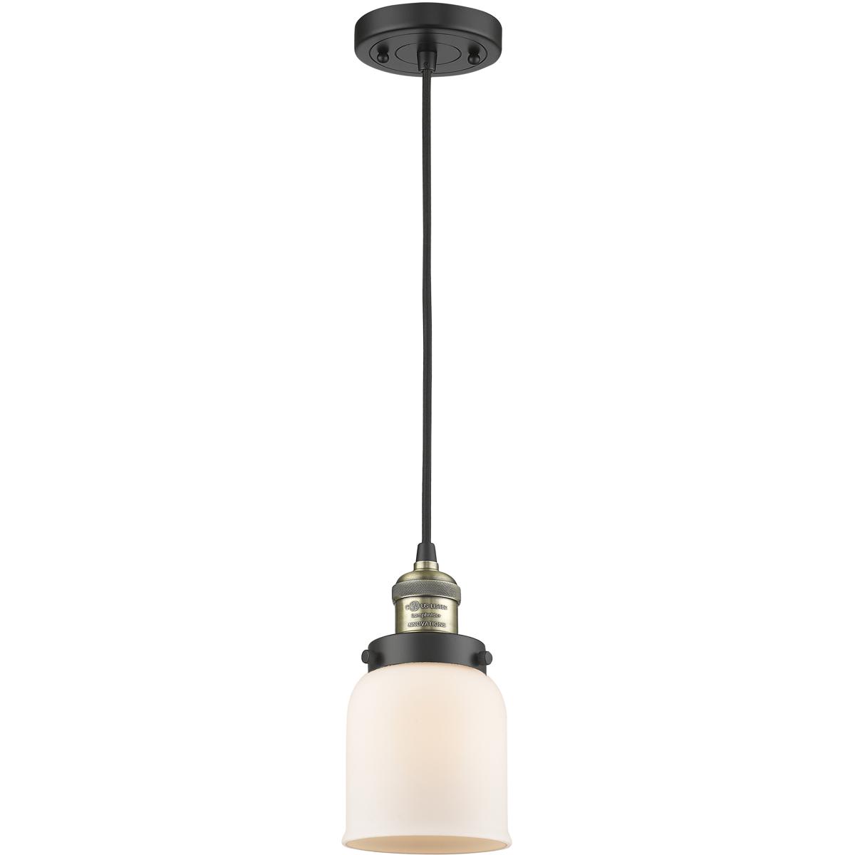 Innovations Lighting 1353757 201C-BAB-G51-LED Franklin Restoration Bell Mini Pendant