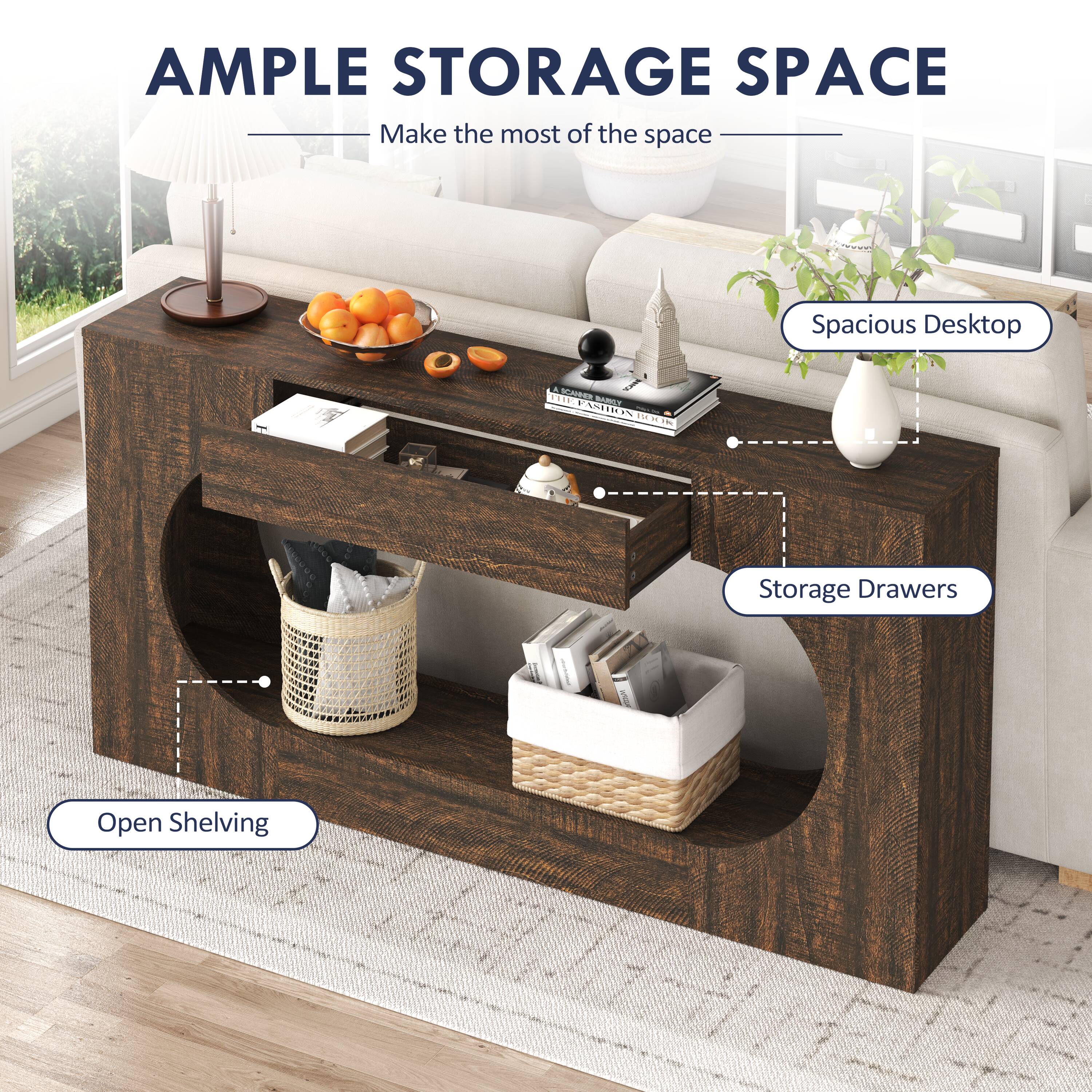 Vynxaria LS0505-40976244 Console-Sofa-Tables - View #3