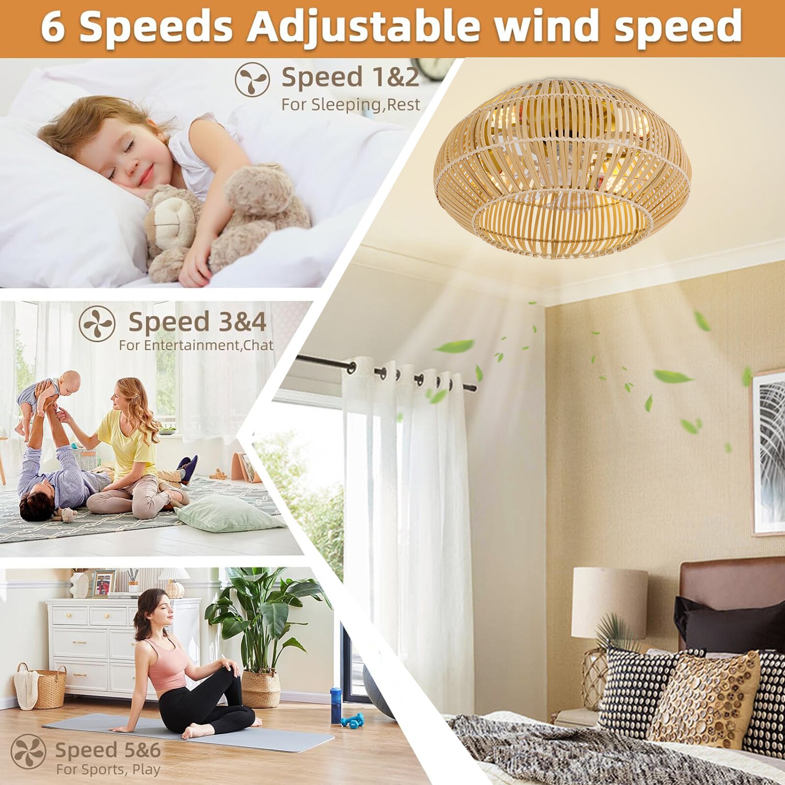 Oukaning JZUCODC999HCX Ceiling-Fans - View #5