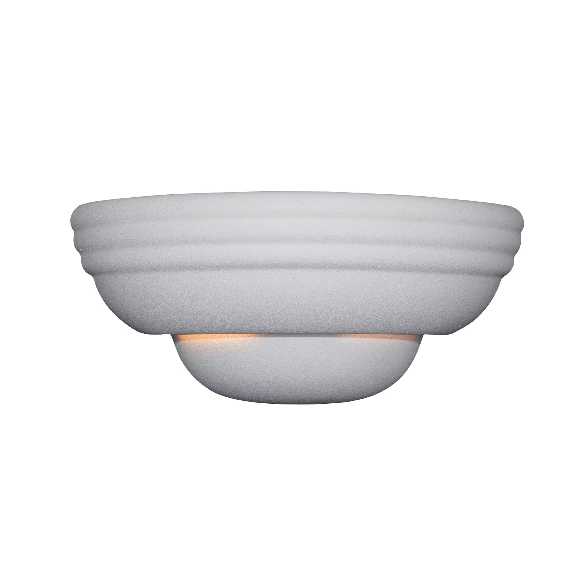 Sleek White Ceramic 12.5" Wall Sconce with Frosted Shade