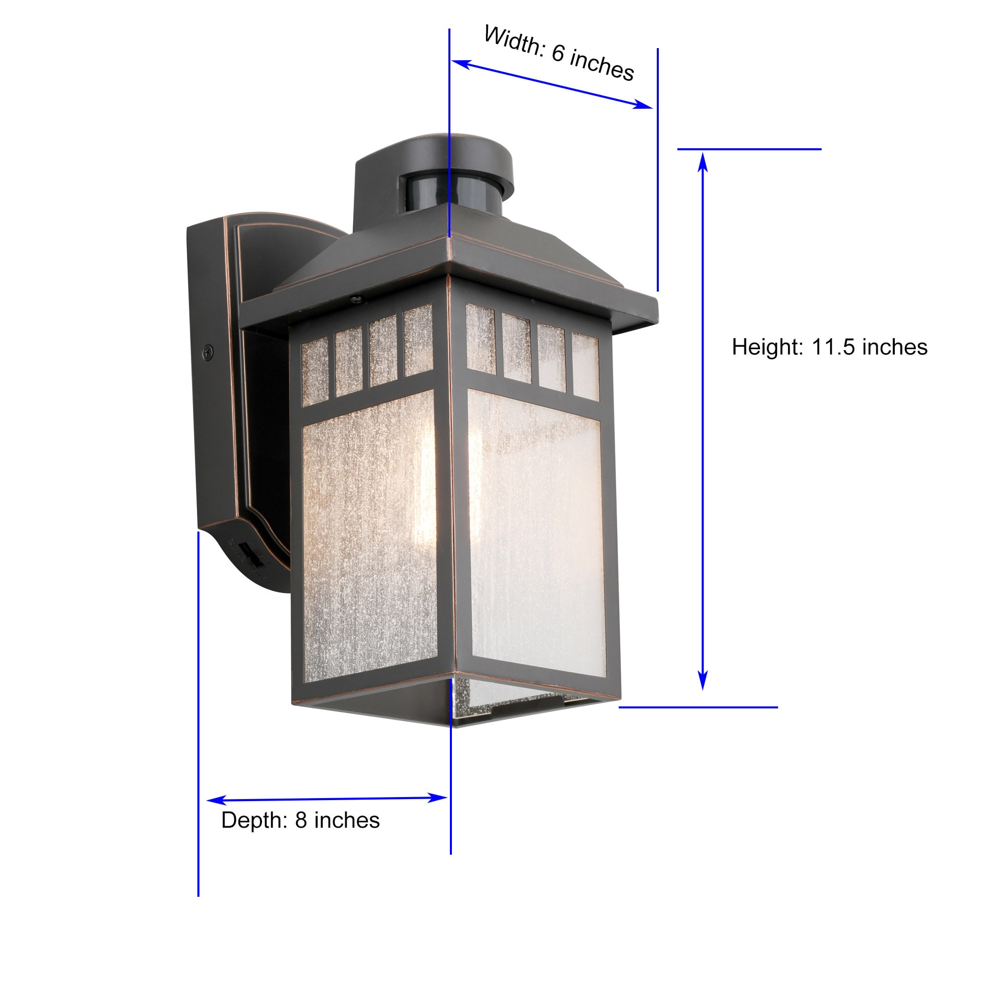 allen + roth JEM1691A ORB Outdoor-Wall-Lighting - View #9