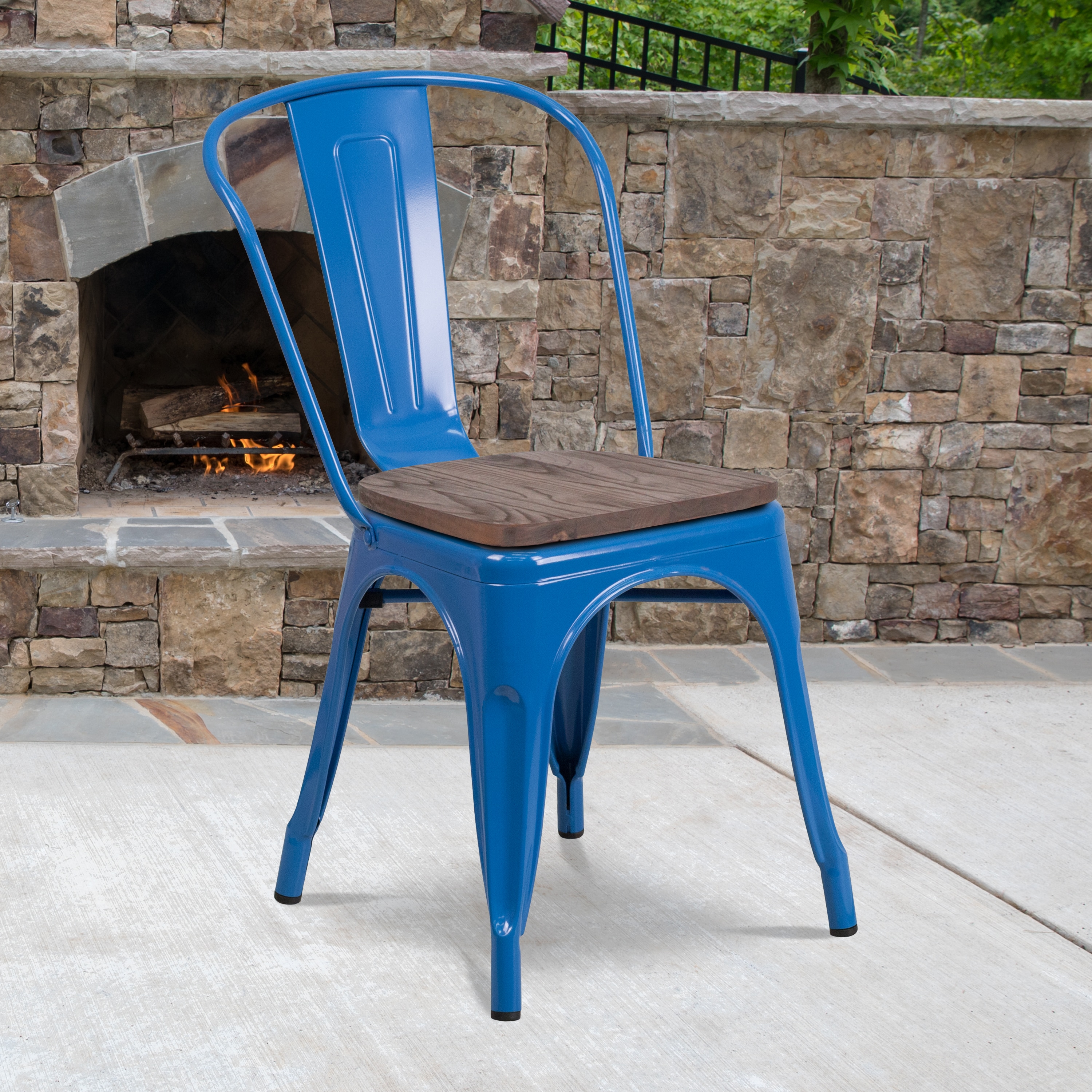 Flash Furniture 889142875994 Contemporary/Modern Dining Side Chair (Metal Frame)