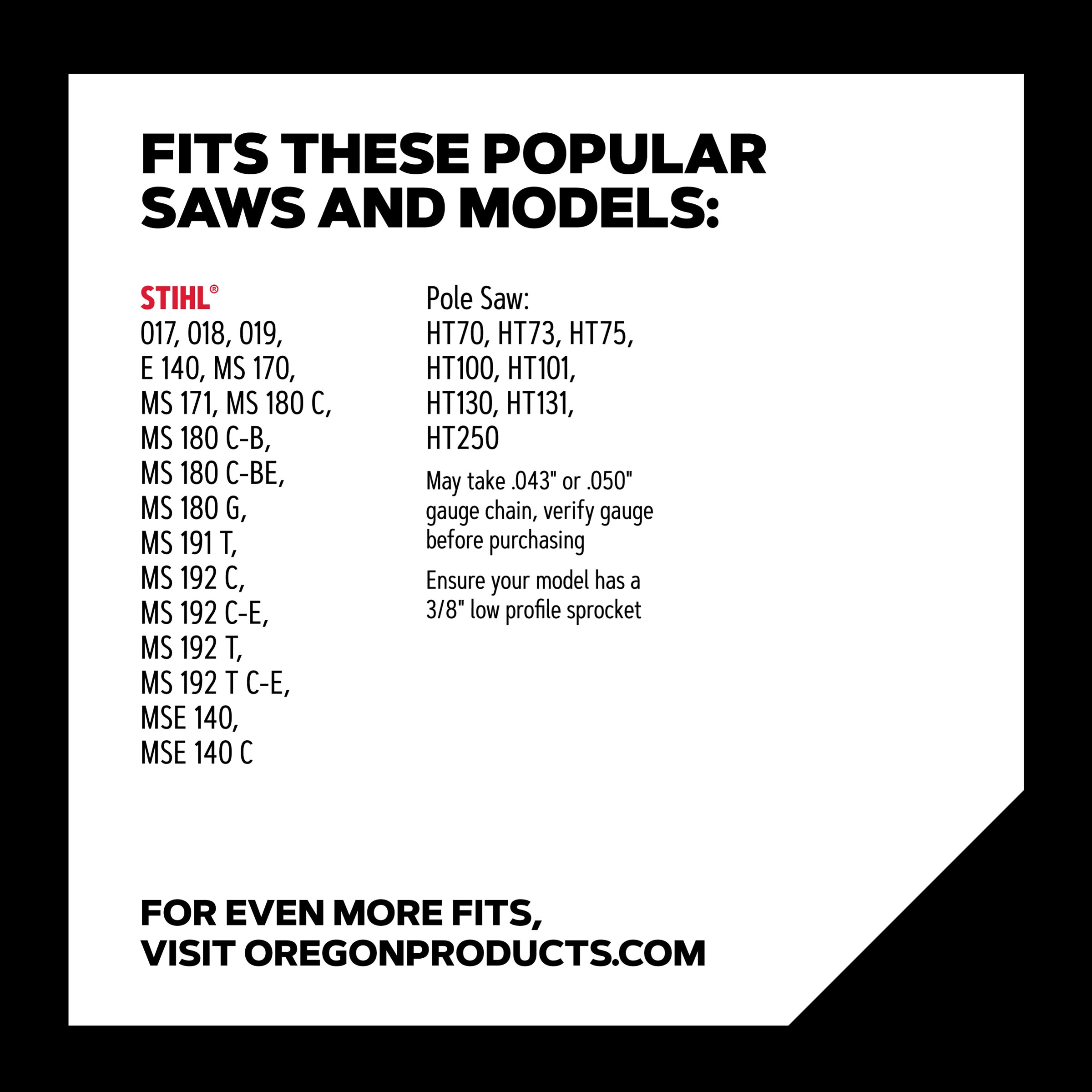Oregon R55-21 Chain-Saw-Chains - View #2