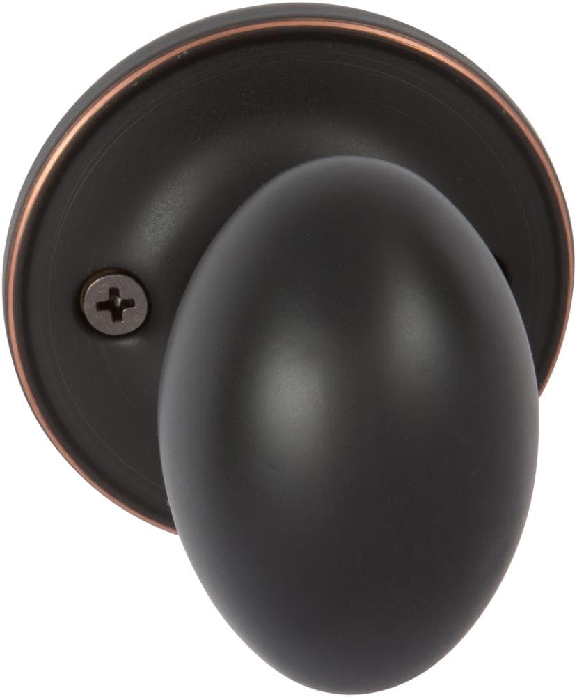 Delaney Hardware KE1057 Saxon Edged Bronze Interior/Exterior Hall/Closet Dummy door knob Single pack