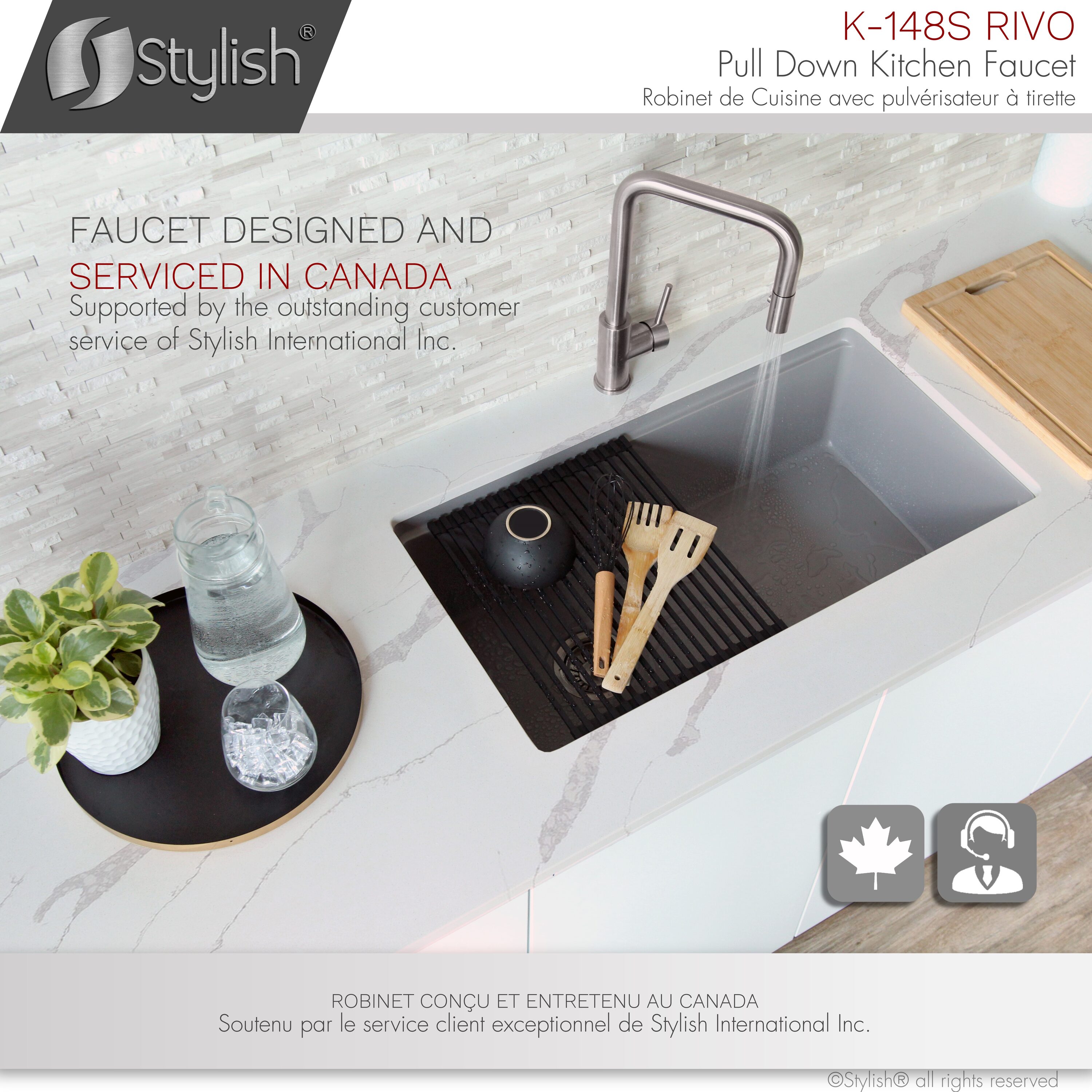 Stylish K-148S Kitchen-Faucets - View #12