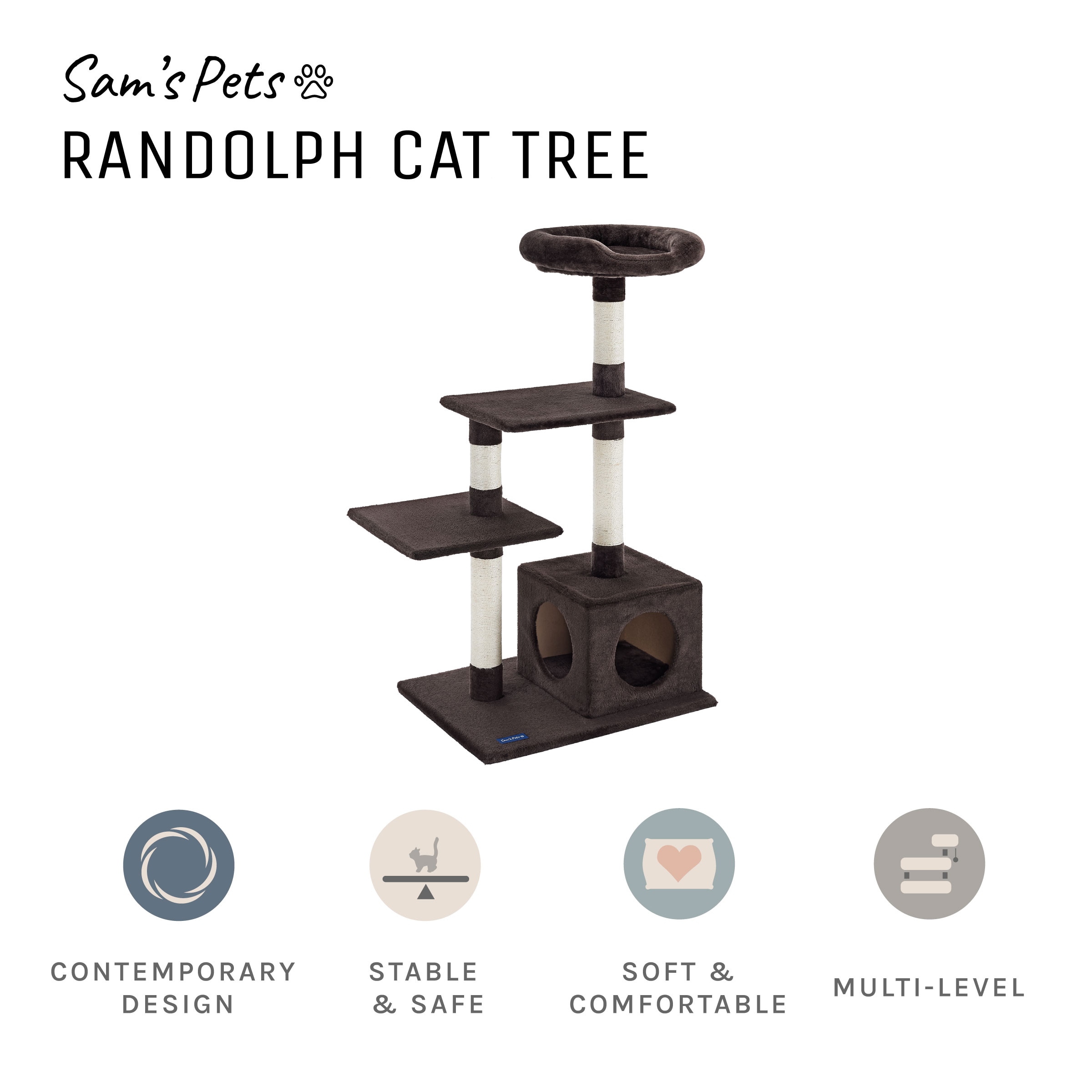 Sam's Pets SP-CT1289BR Cat-Trees - View #7