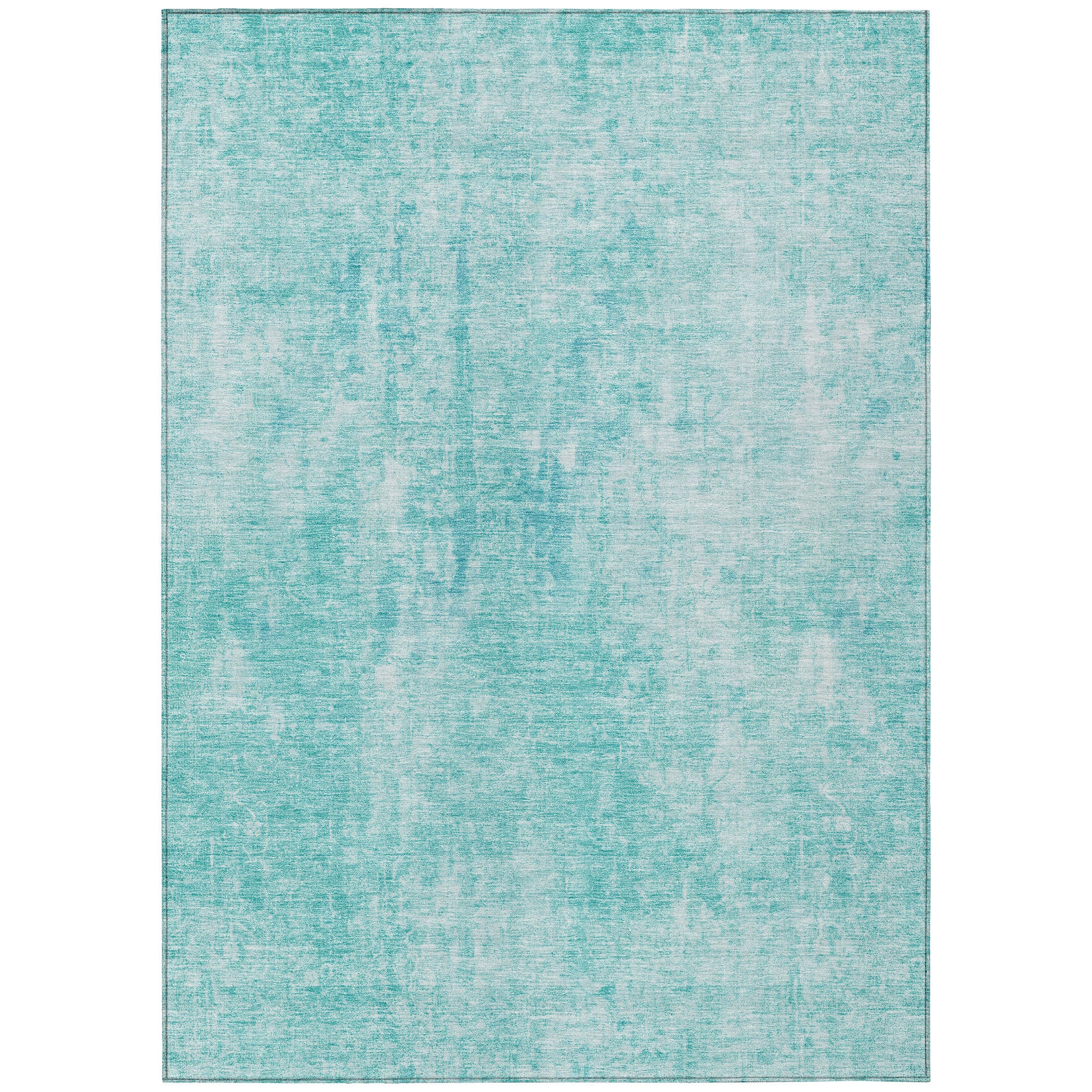 Addison Rugs ACN656TE9X12 Chantille ACN656TE 9 x 12 (ft) Polyester Teal Rectangular Indoor/Outdoor Geometric Machine washable Area rug